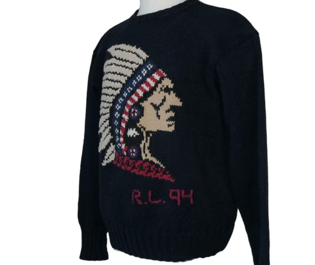 Polo Ralph Lauren Vintage Polo Ralph Lauren Indian Head Sweater Knit XL Size US XL / EU 56 / 4 - 25 Thumbnail