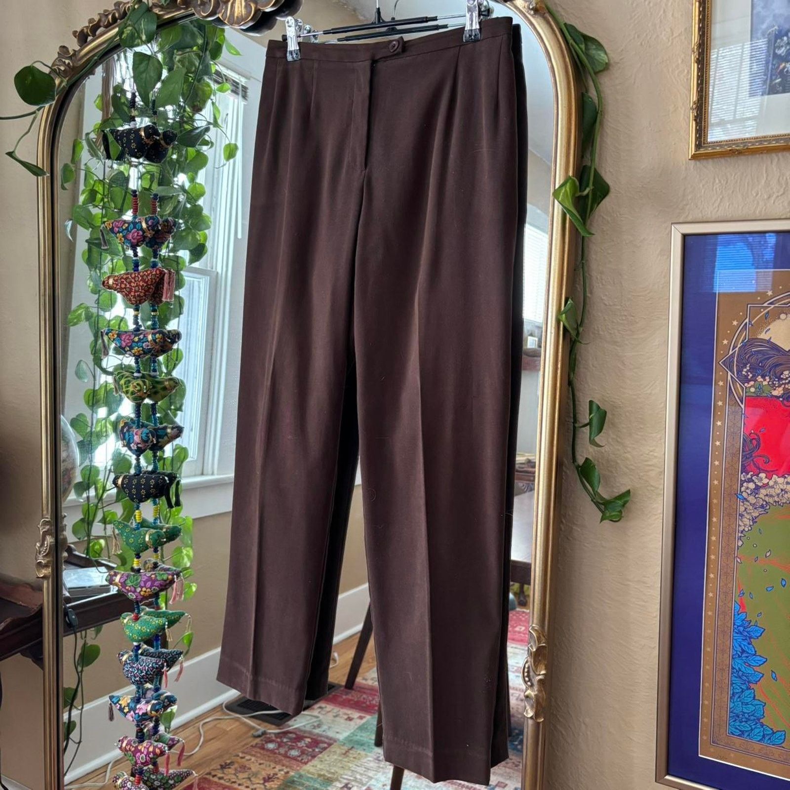 Harve Benard Vintage Harvé Benard by Benard Hoitzman Brown Trousers 8P Size 30" / US 8 / IT 44 - 2 Thumbnail