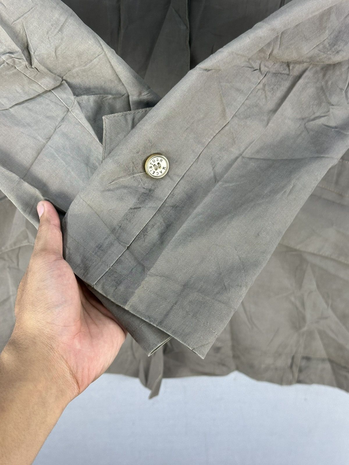 Mackintosh Mackintosh Scotland Cotton Rubber Proofed Jacket Size US S / EU 44-46 / 1 - 11 Thumbnail