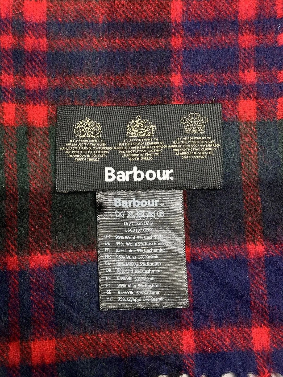 Vintage Vintage Wool Barbour Scarf Burberry Nova Check Loro piana Size ONE SIZE - 5 Thumbnail