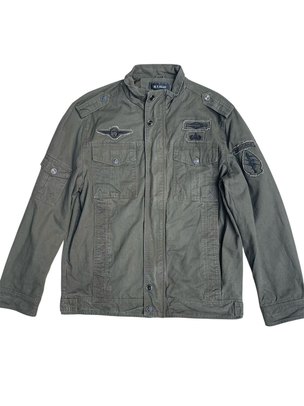 Other Vintage Military Patch Jacket Airborne & Wing Emblem Size US M / EU 48-50 / 2 - 1 Thumbnail