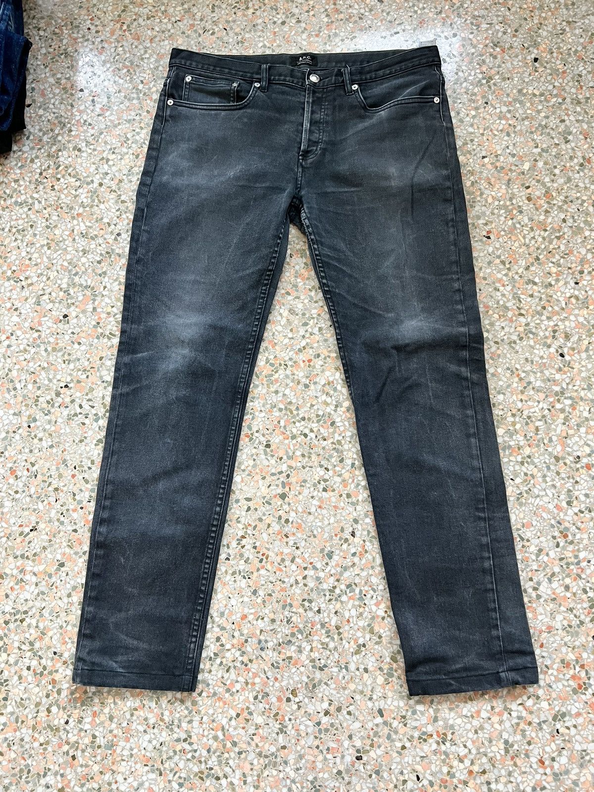 A.P.C. APC Black Super Worn Petit Standard Size US 34 / EU 50 - 2 Thumbnail