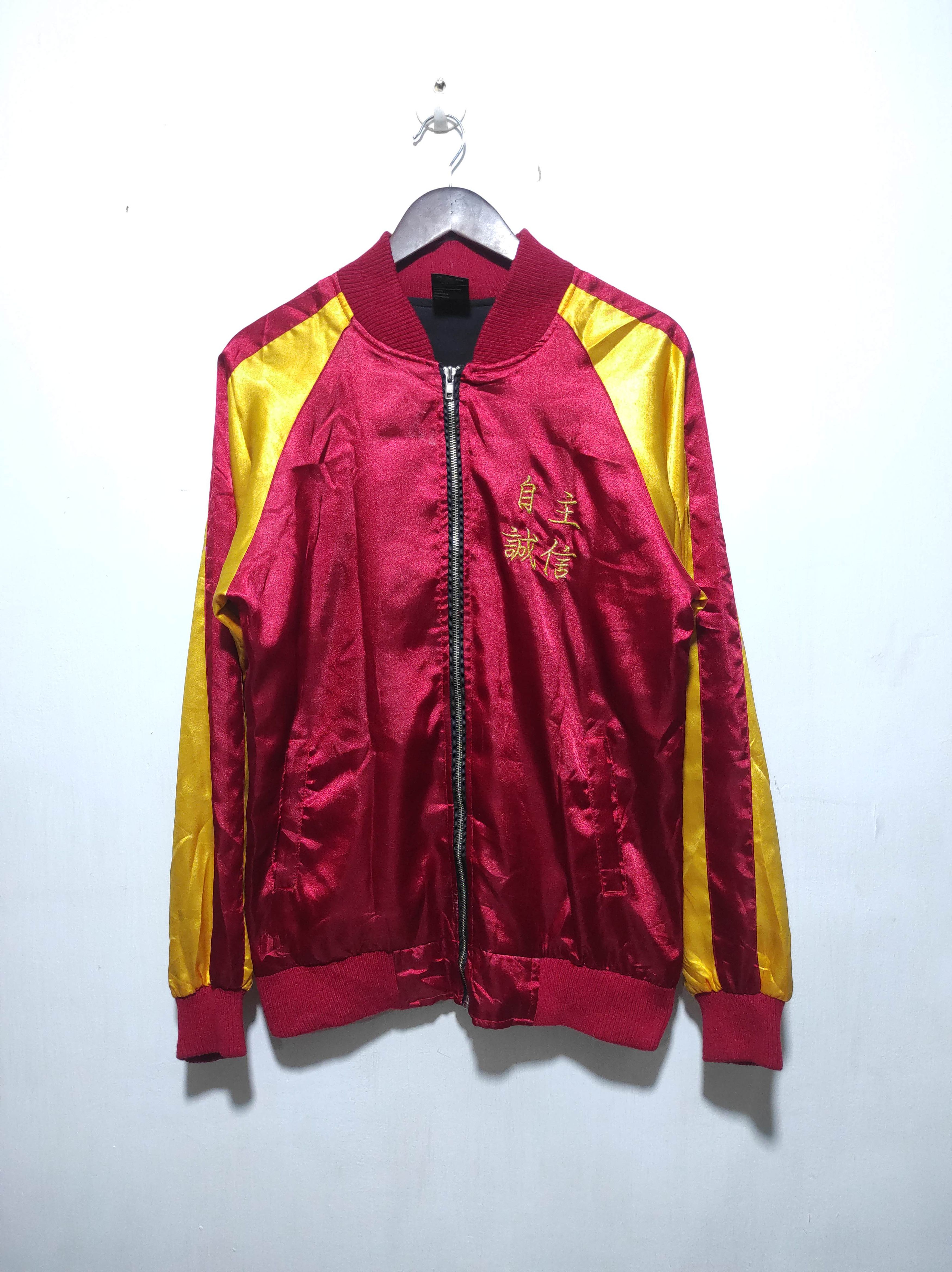 Japanese Brand Team Factory Satin Embroidery Sukajan Jacket Size US M / EU 48-50 / 2 - 5 Thumbnail