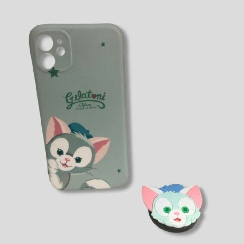 Disney Pro Max Case Gelatoni Duffy Friend 3D Pop Socket Min Green Size ONE SIZE - 3 Thumbnail