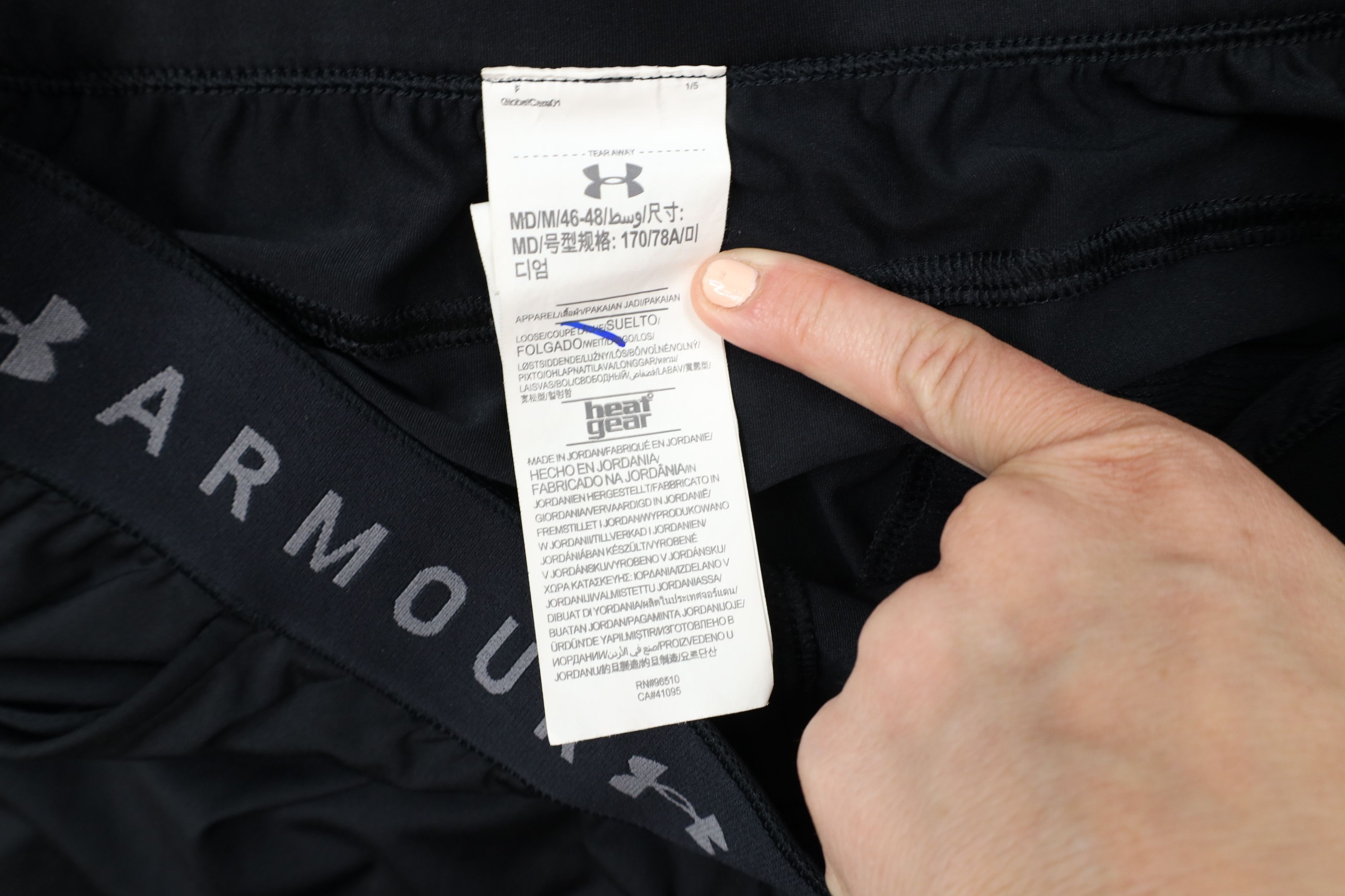 Under Armour × Vintage Under Armour Spell Compression Sport Crop Pants Capris Black Size 28" / US 6 / IT 42 - 8 Thumbnail