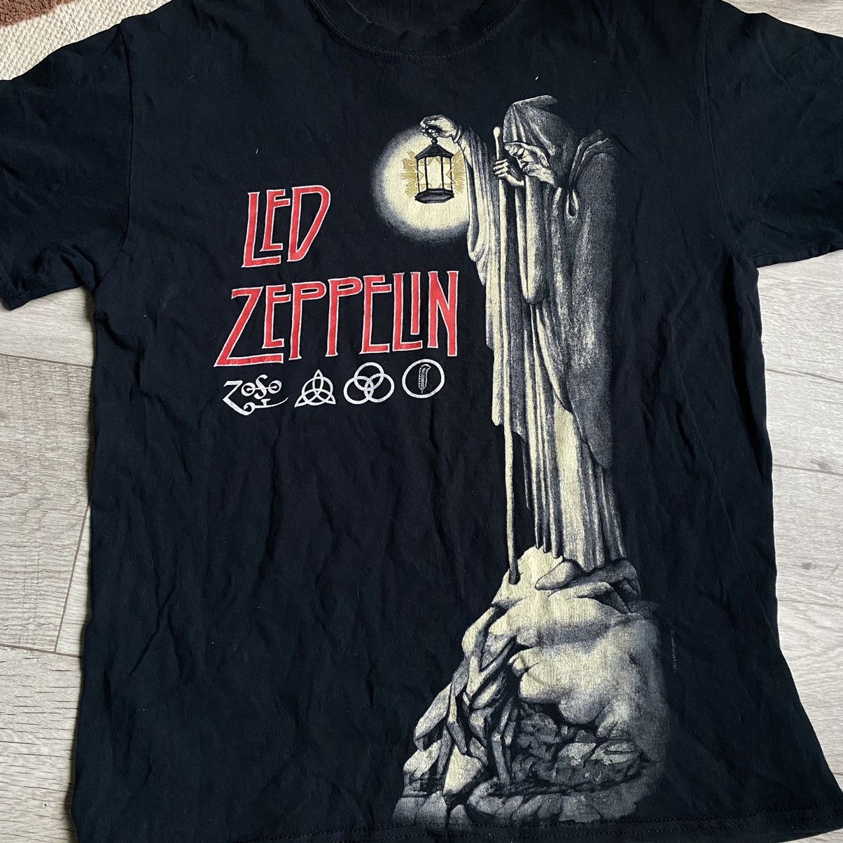 Band Tees VINTAGE LED ZEPPELIN BAND STATUE T SHIRT Size US M / EU 48-50 / 2 - 2 Thumbnail