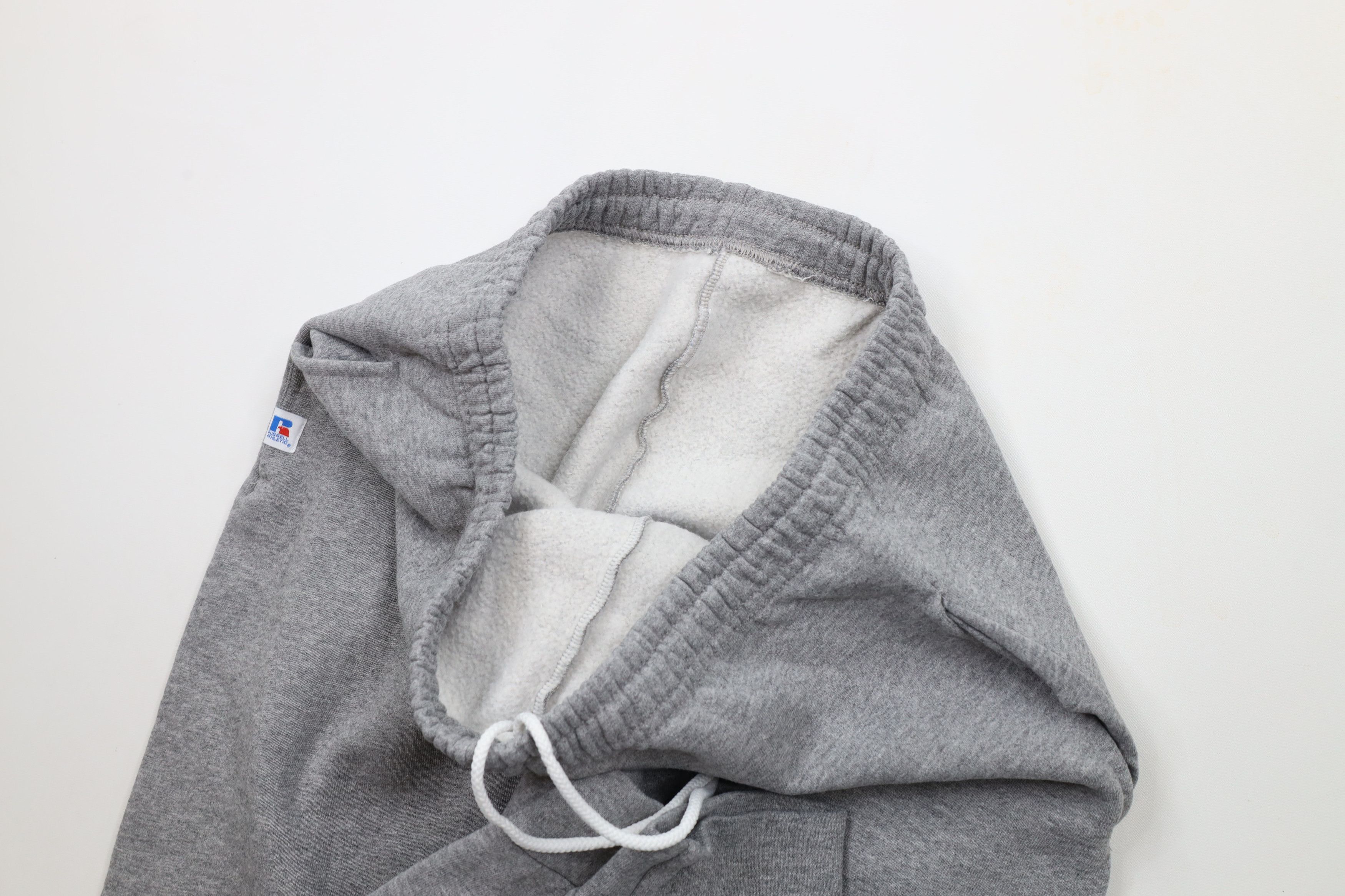 Russell Athletic × Vintage Vintage 90s Russell Athletic Blank Sweatpants Joggers Gray Size US 36 / EU 52 - 7 Thumbnail