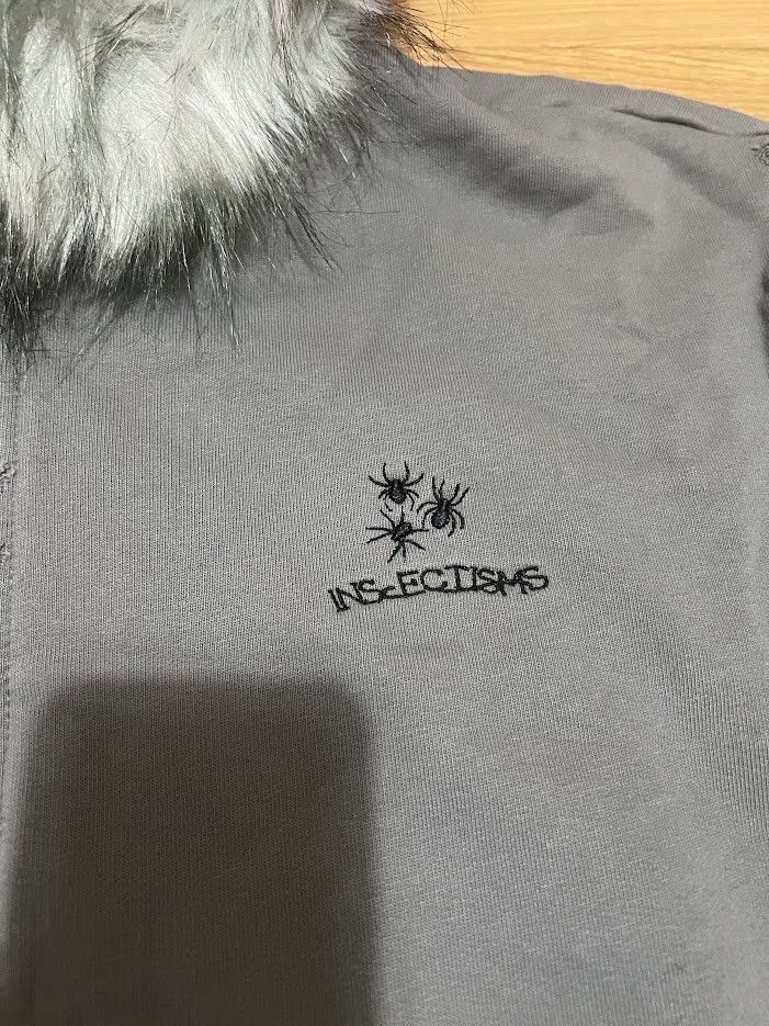 Japanese Brand insectisms afd grey zip up Size US XL / EU 56 / 4 - 2 Thumbnail
