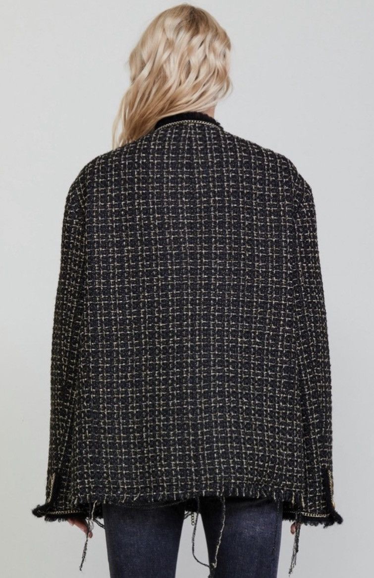 R13 Slouch Tweed Jacket. Small Size S / US 4 / IT 40 - 3 Thumbnail