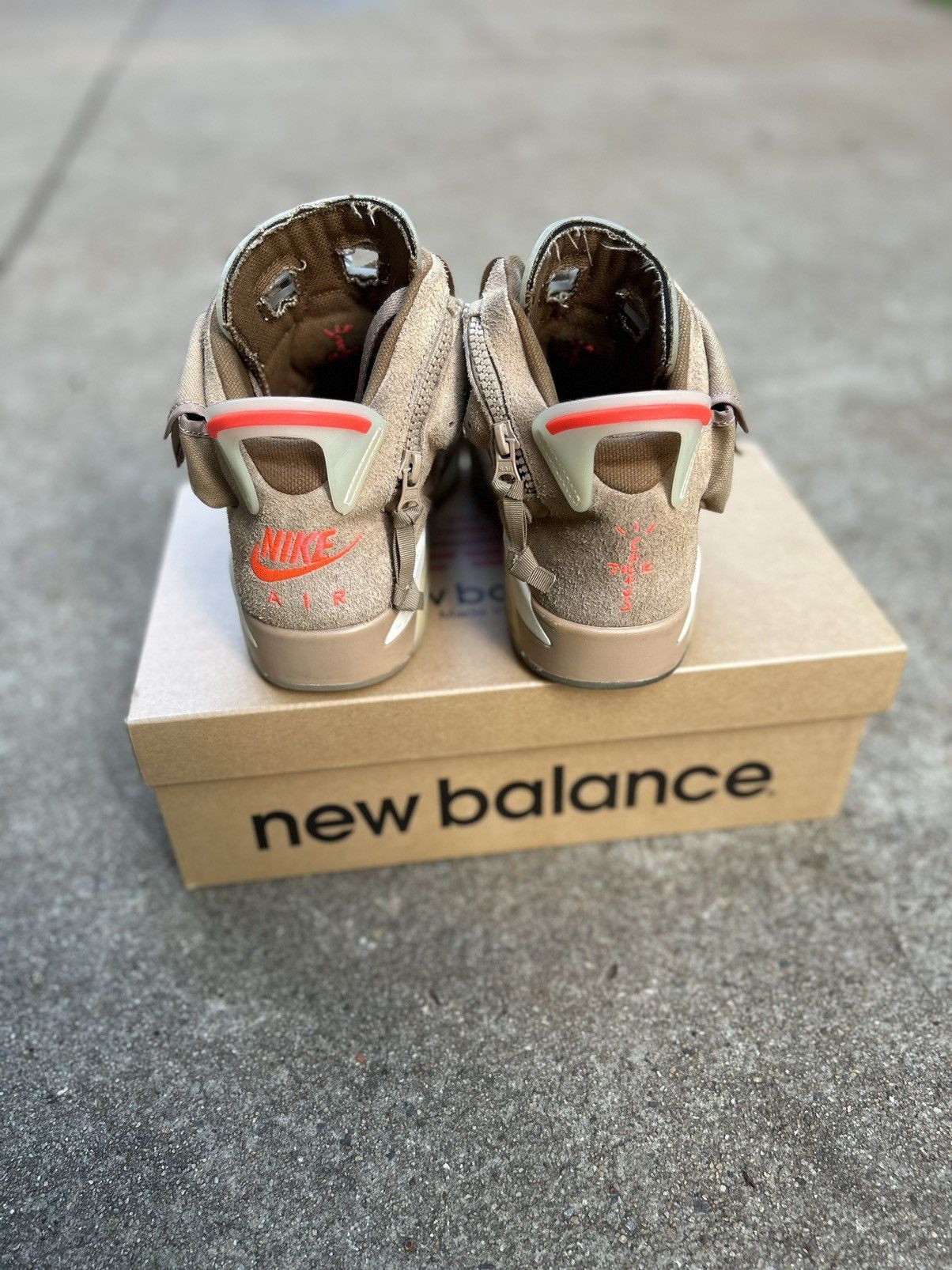 Jordan Brand × Nike × Travis Scott Jordan 6 Retro x Travis Scott Mid British Khaki - Size 9 Size US 9 / EU 42 - 2 Thumbnail