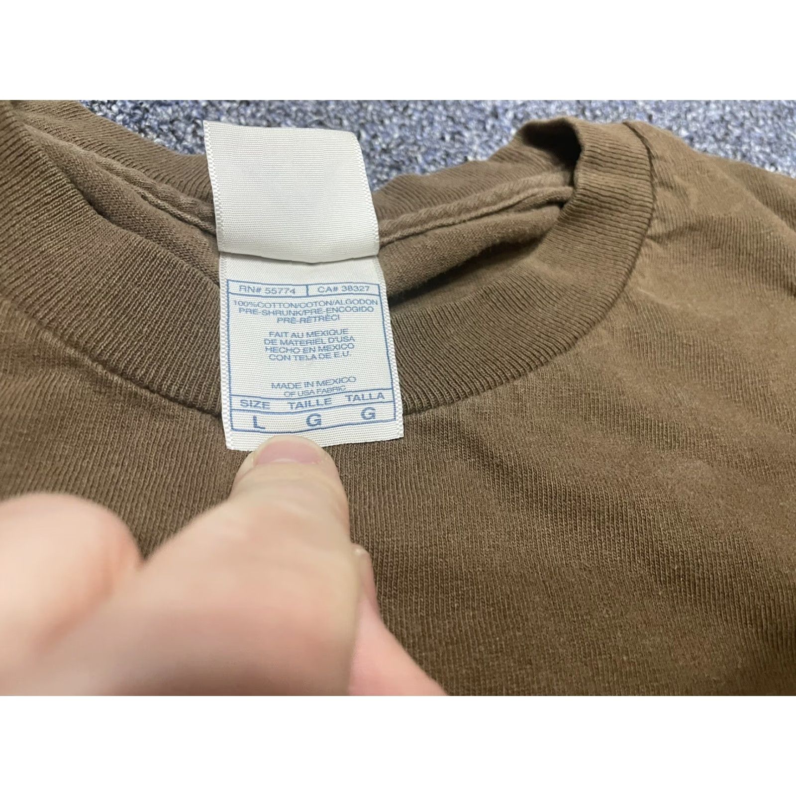 AAA VINTAGE Steve & Barrys Keebler Elf Cookies Brown Promo T Shirt L Mens Short Sleeve Crew Neck Size US L / EU 52-54 / 3 - 2 Thumbnail