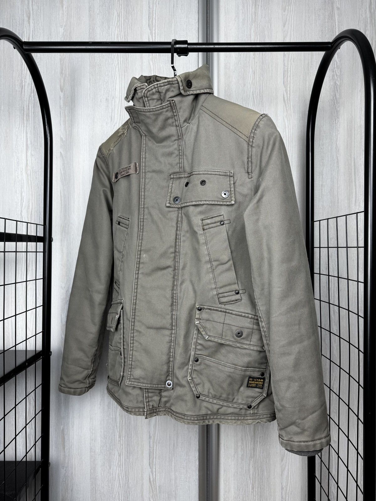 G-Star Stunning Vintage G-Star Men’s Military Utility Jacket Bomber Size US S / EU 44-46 / 1 - 5 Thumbnail