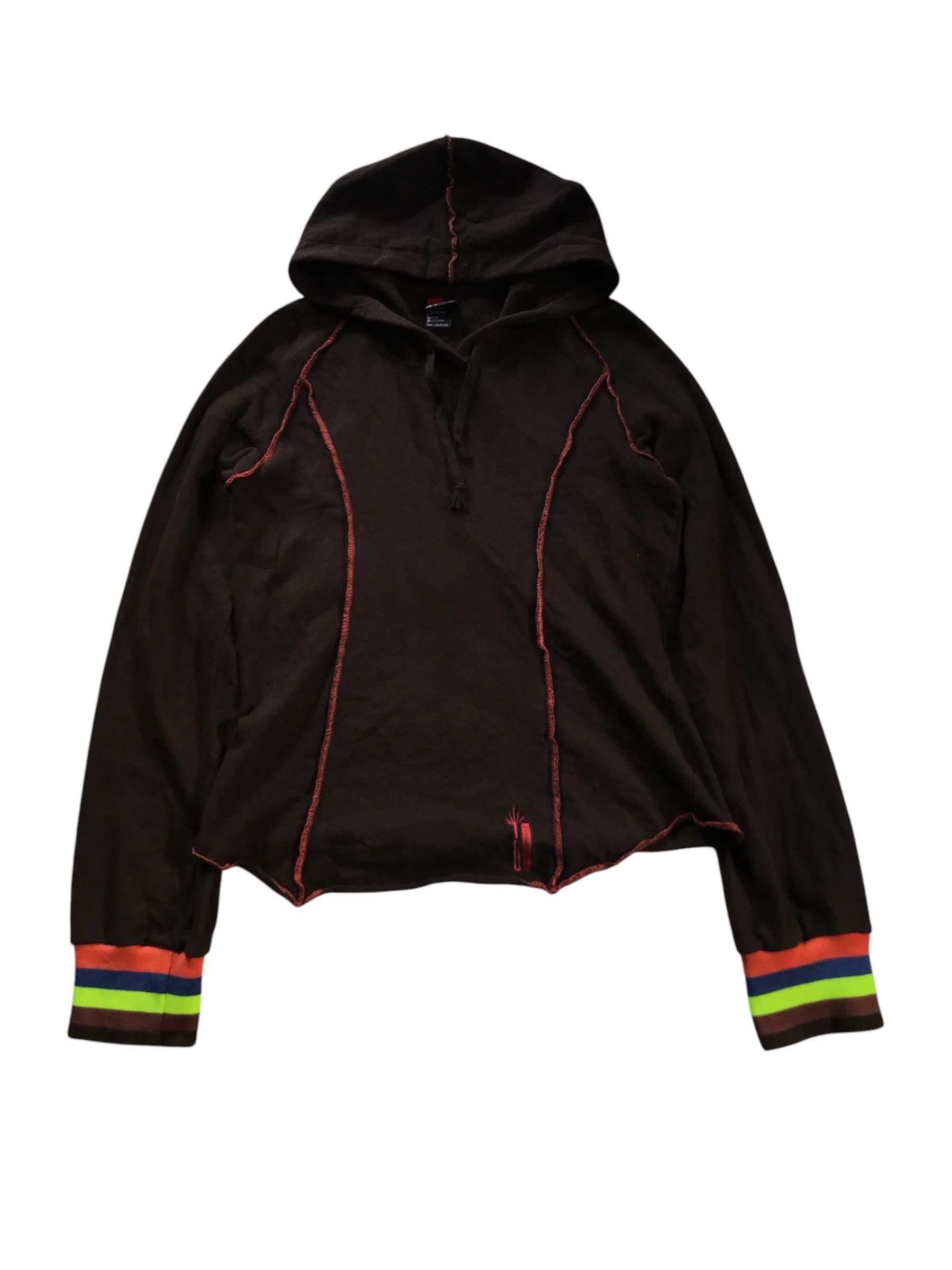 Diesel Diesel Contrast Stitch Y2K Style Hoodie Size S / US 4 / IT 40 - 1 Thumbnail