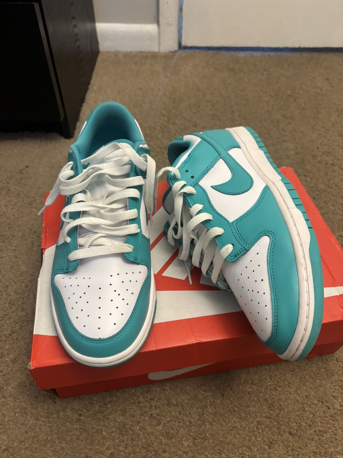 Jordan Brand Nike dunk low “clear jade” Size US 10 / EU 43 - 5 Thumbnail