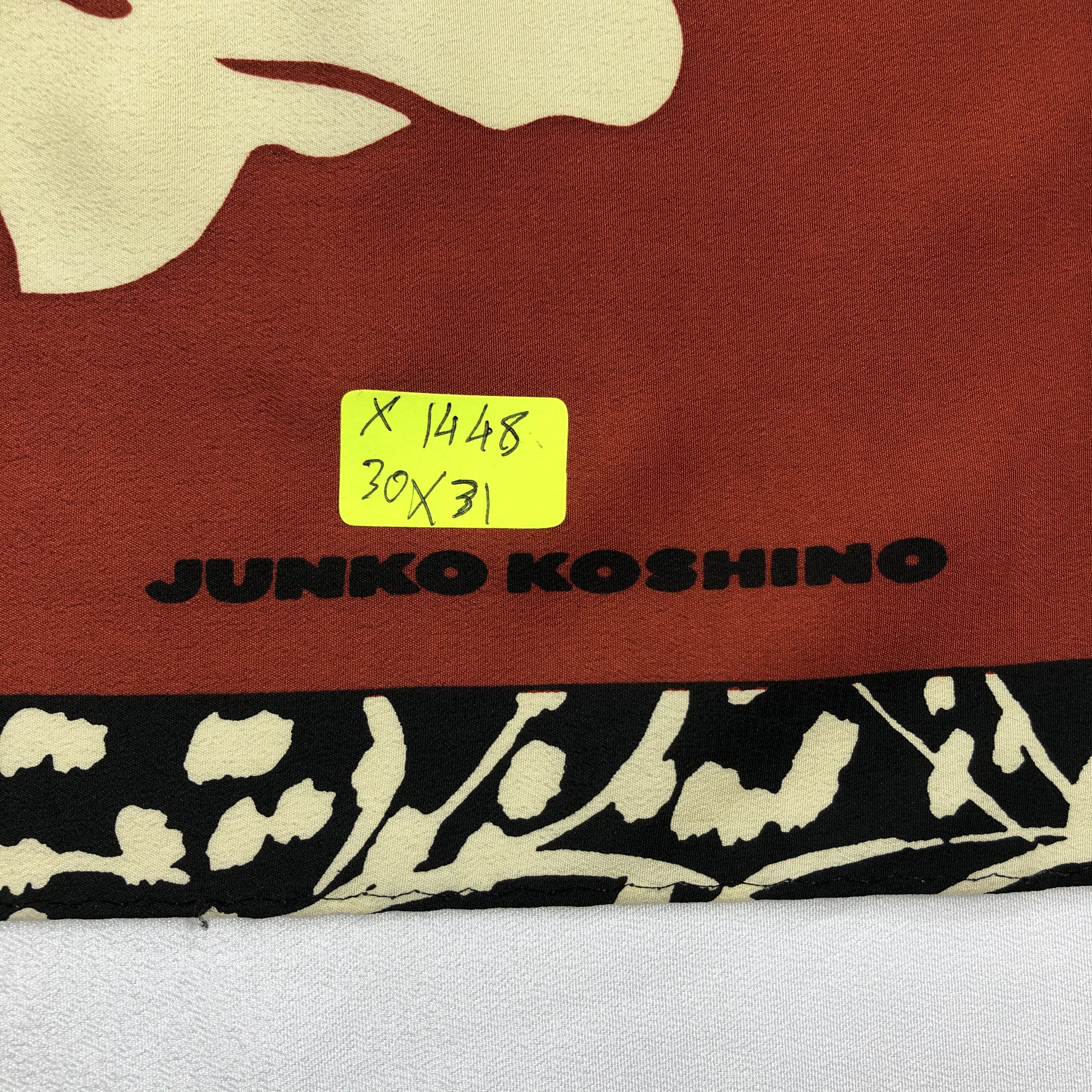 Vintage Vintage Junko Koshino Silk Scarf Size ONE SIZE - 7 Thumbnail