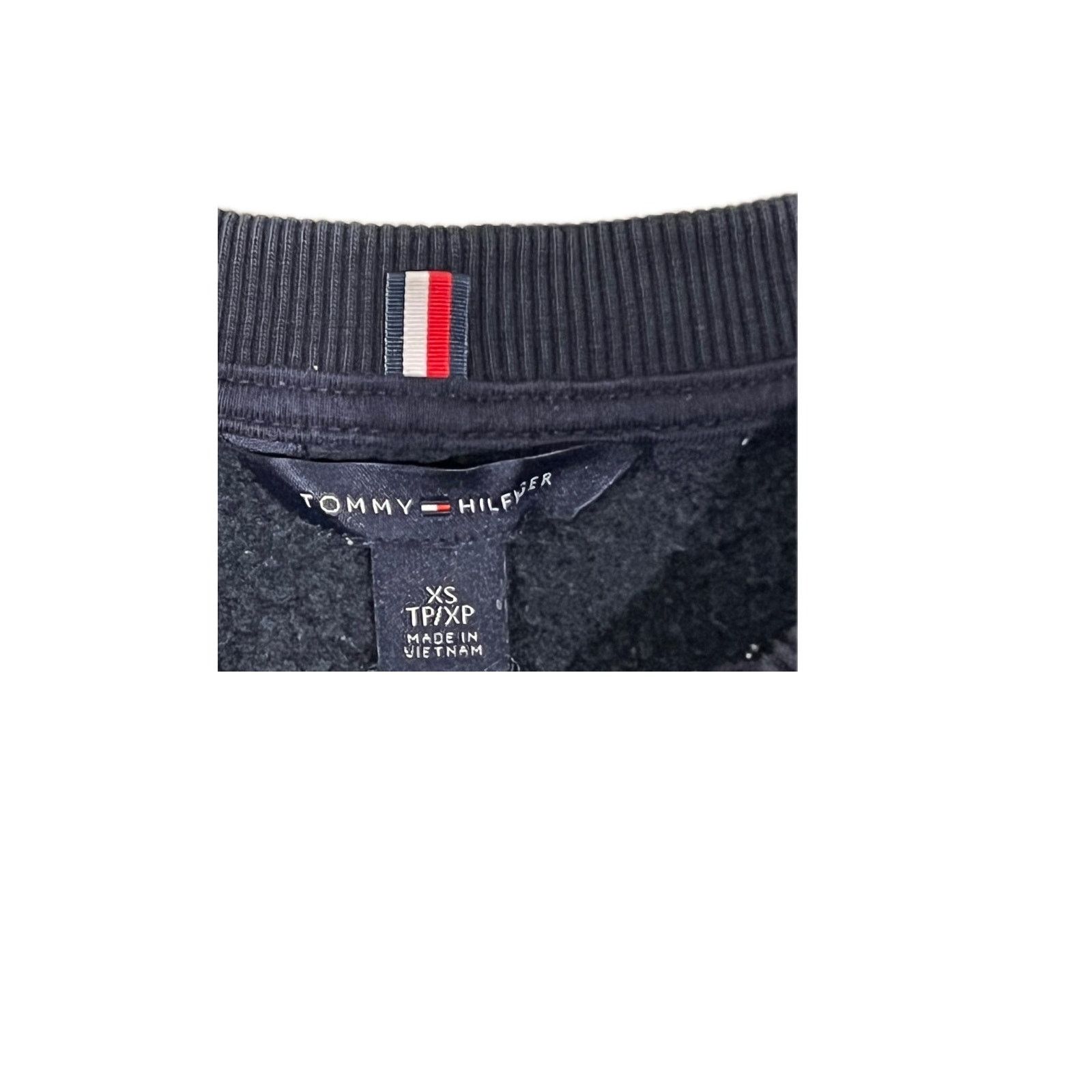 Tommy Hilfiger Tommy Hilfiger Navy Blue Logo Crew Sweatshirt Mens XS Size US XS / EU 42 / 0 - 3 Thumbnail