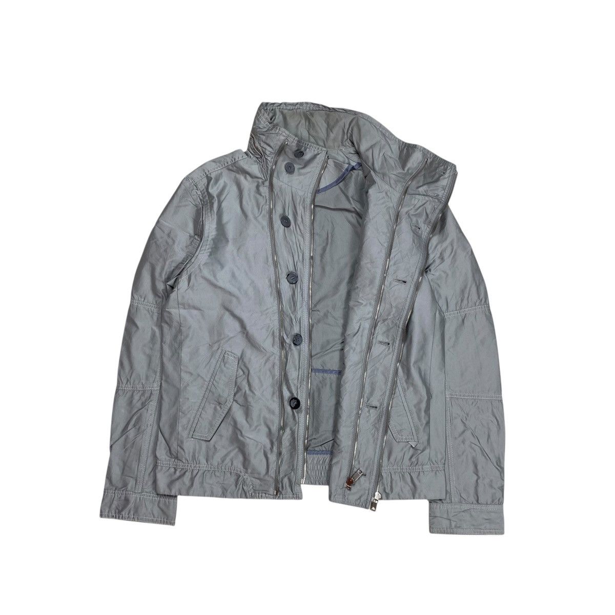 Solid Homme Solid Homme Wooyoungmi Asymmetric Bikers Jacket Size US M / EU 48-50 / 2 - 4 Thumbnail