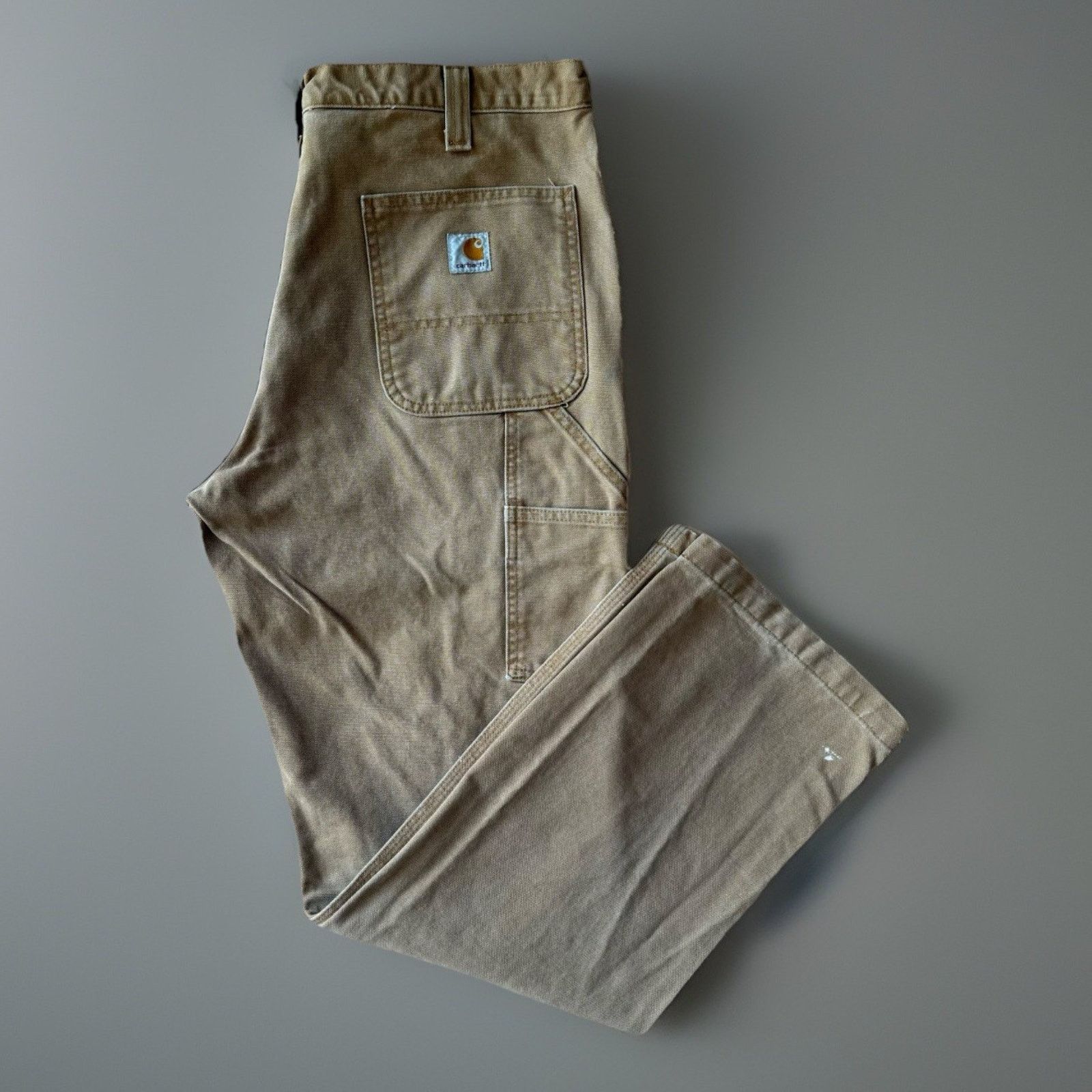 Carhartt × Vintage Vintage Carhartt Carpenter Pants 36 Brown Straight Leg Size US 36 / EU 52 - 1 Thumbnail
