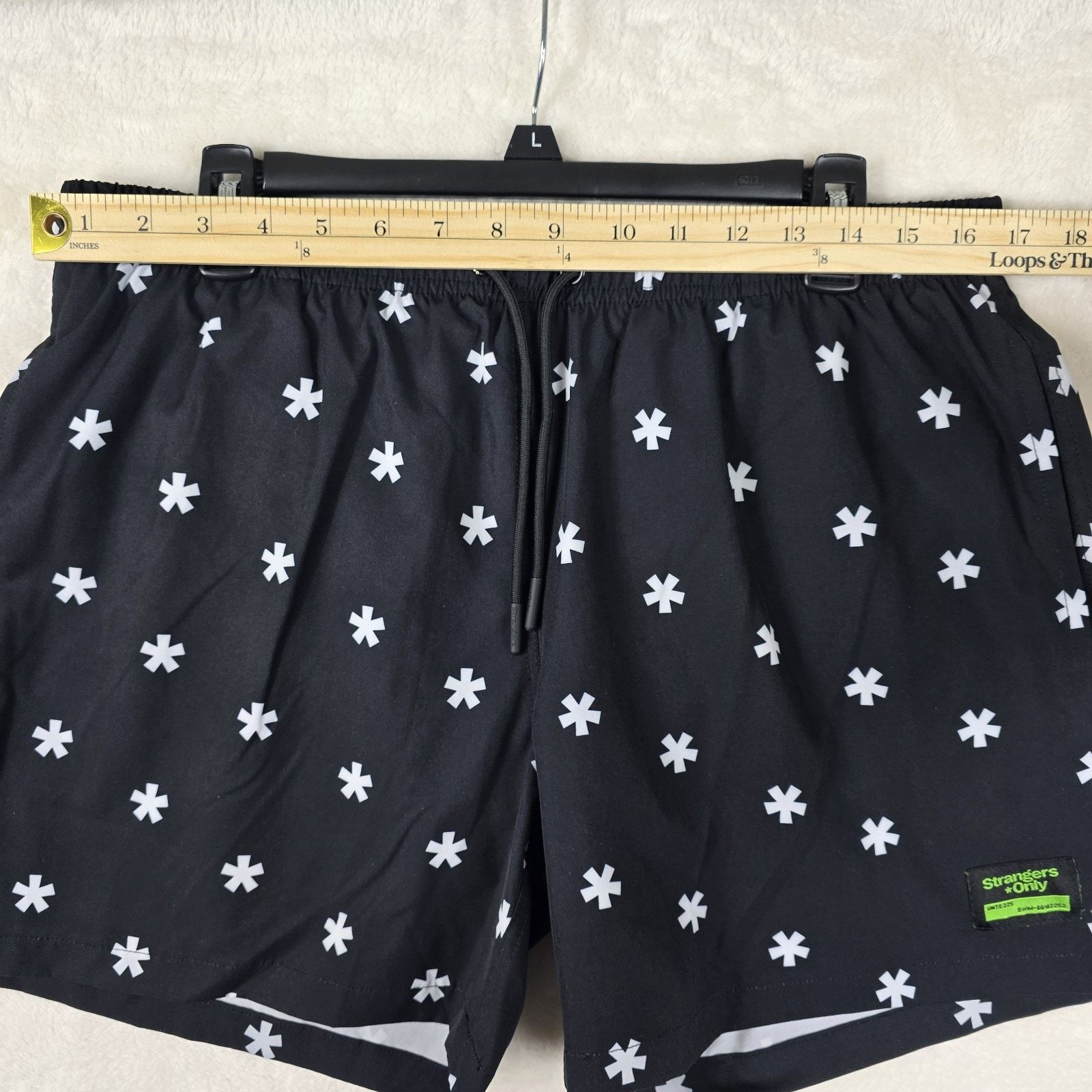 Other Strangers Only Mens Brief Lined Swim Board Shorts Medium AOP Size US 34 / EU 50 - 7 Thumbnail