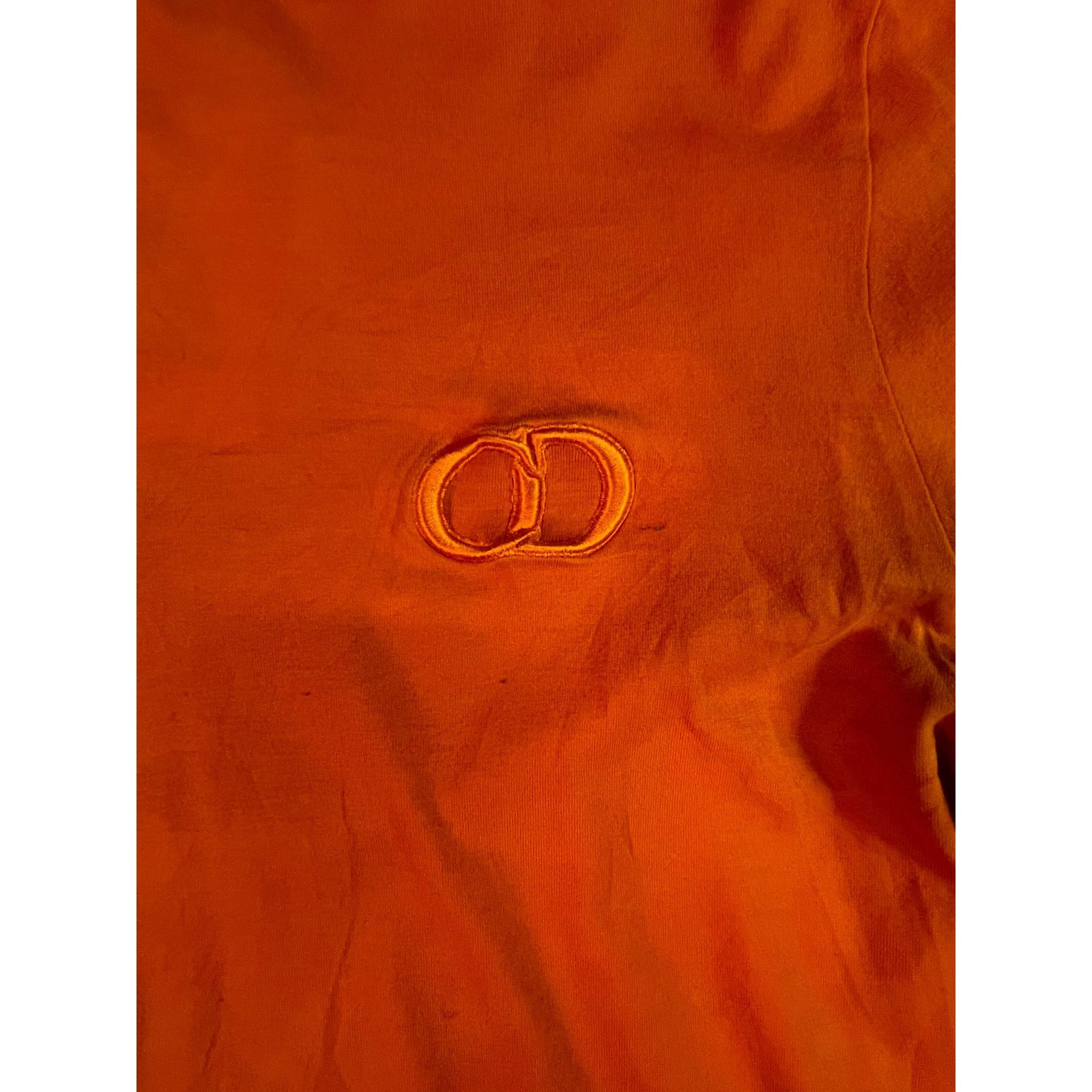 Dior Dior CD Logo Orange Tee Size US L / EU 52-54 / 3 - 3 Thumbnail
