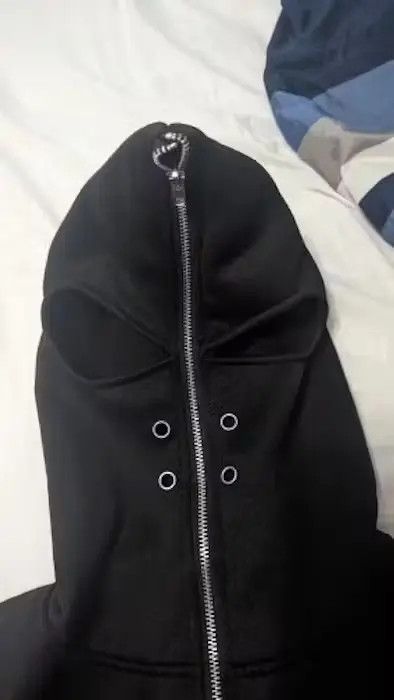 Japanese Brand × Vintage Over Size Zip Up Mask Hoodie Size US L / EU 52-54 / 3 - 6 Thumbnail