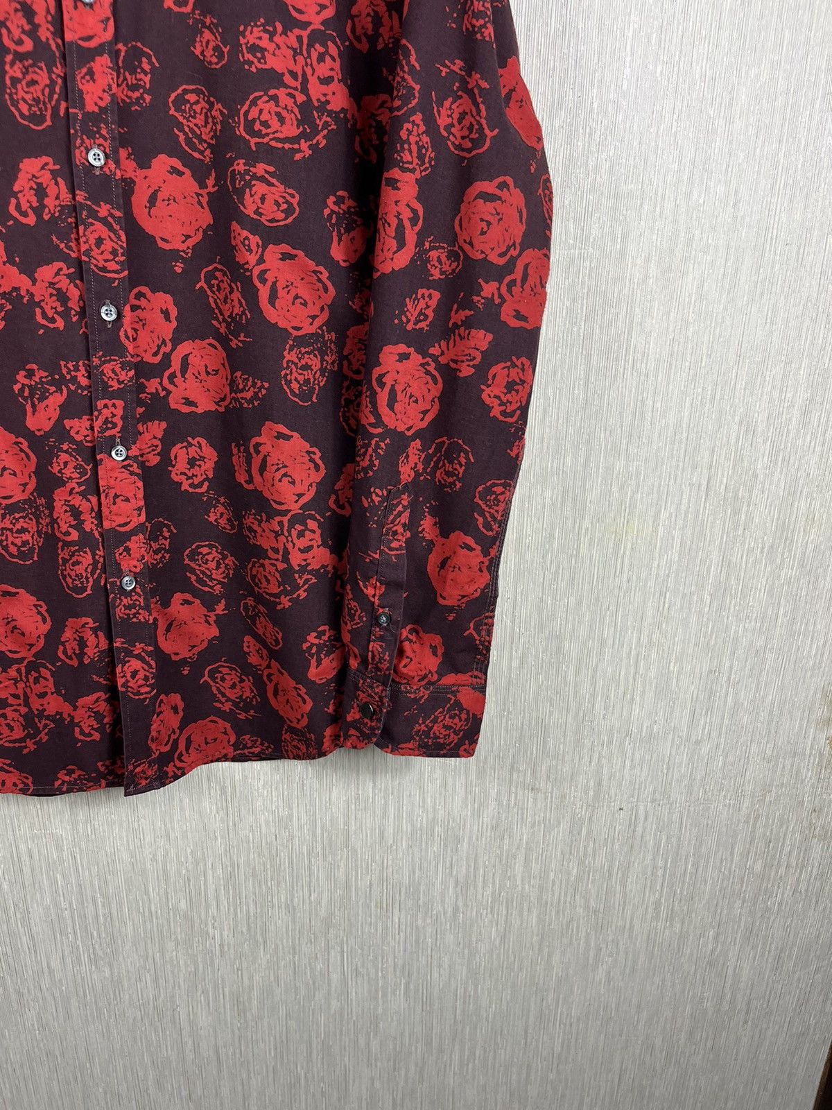 Diesel × Vintage Vintage archive Diesel Industries roses full print y2k shirt Size US M / EU 48-50 / 2 - 6 Thumbnail