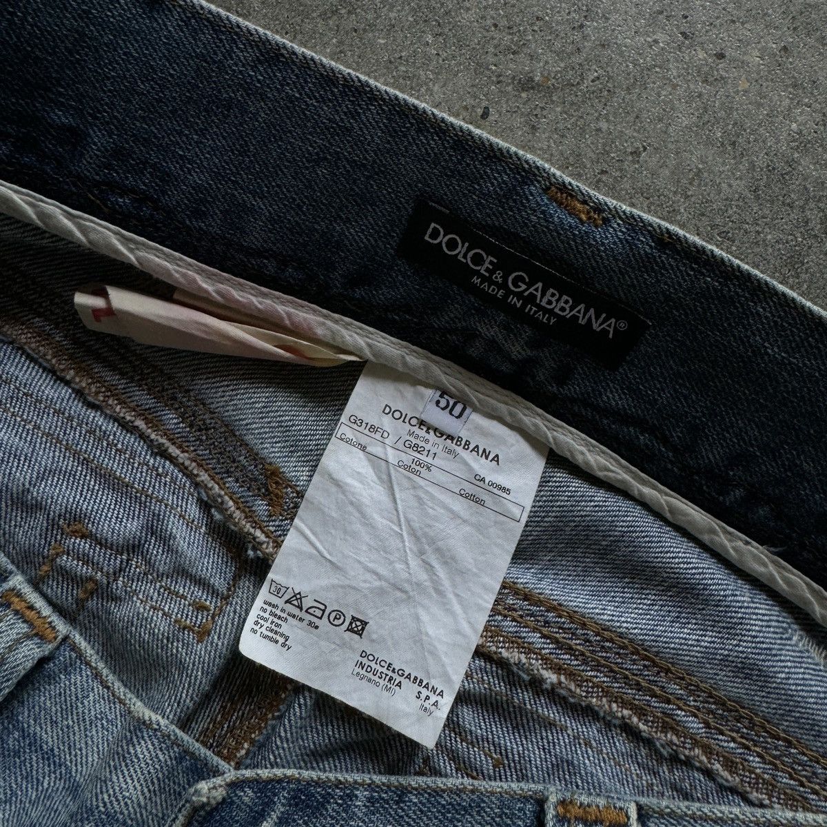 Dolce & Gabbana Dolce & Gabbana Vintage Distressed Crash Denim Size US 34 / EU 50 - 12 Thumbnail