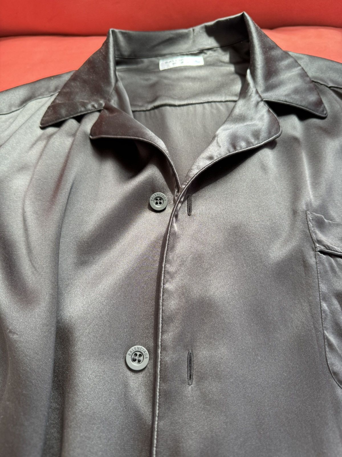 Balenciaga New Balenciaga fluid shirt, silk, oversized, size S Size S / US 4 / IT 40 - 5 Thumbnail