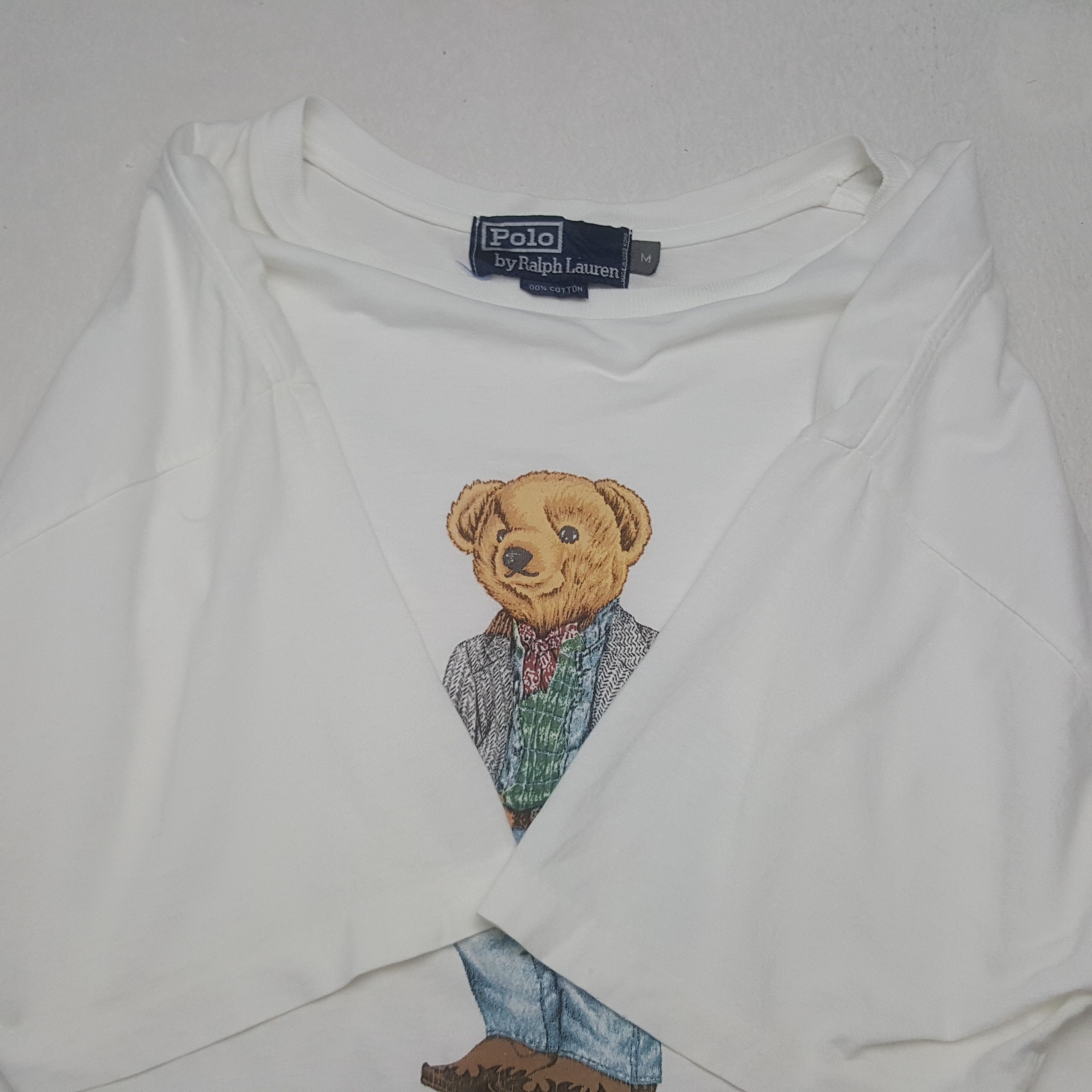 Polo Ralph Lauren Vintage Polo Bear Ralph Laurent American Tshirt C294N80 Size US M / EU 48-50 / 2 - 4 Thumbnail