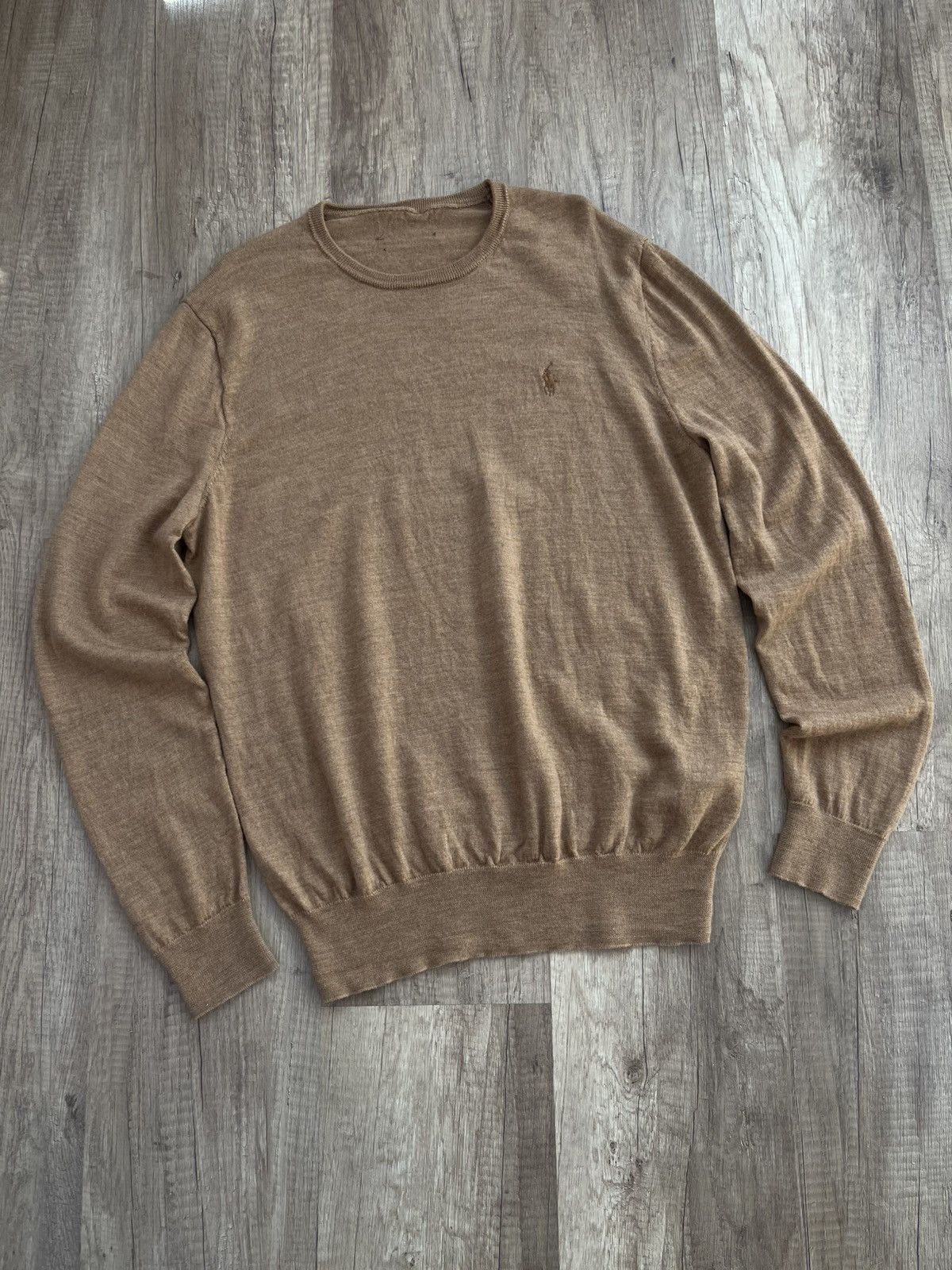 Polo Ralph Lauren Polo Ralph Lauren Sweater Brown Men Size M Size US M / EU 48-50 / 2 - 1 Thumbnail