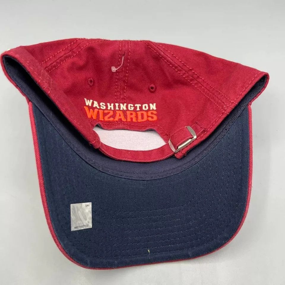 Adidas Washington Wizards Hat Men Red Blue Adidas Strap Back Cap Size ONE SIZE - 6 Thumbnail
