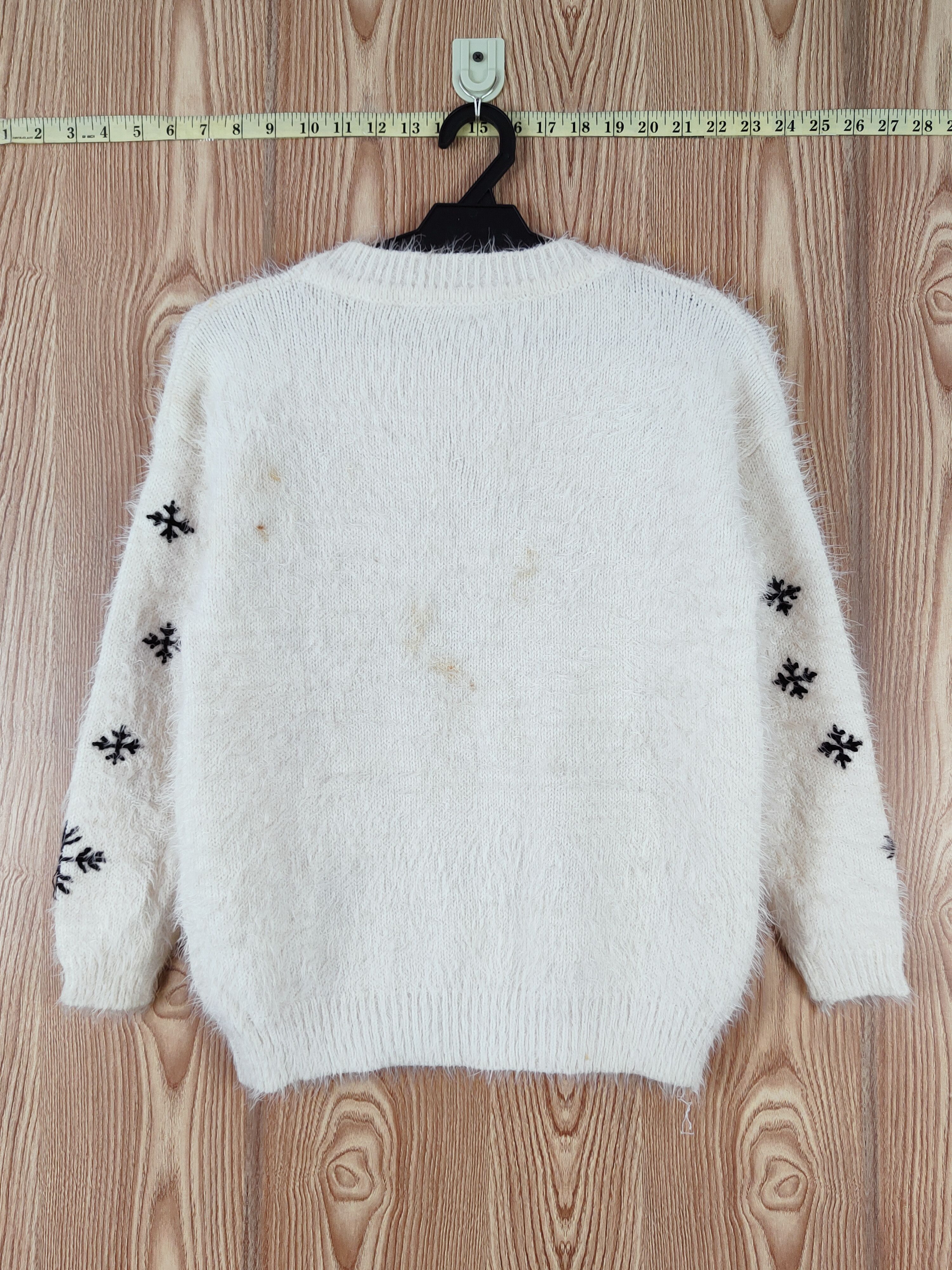 Japanese Brand Japanese Brand Ivory Shag Shaggy Fur Mohair Knitwear #W769 Size S / US 4 / IT 40 - 7 Thumbnail