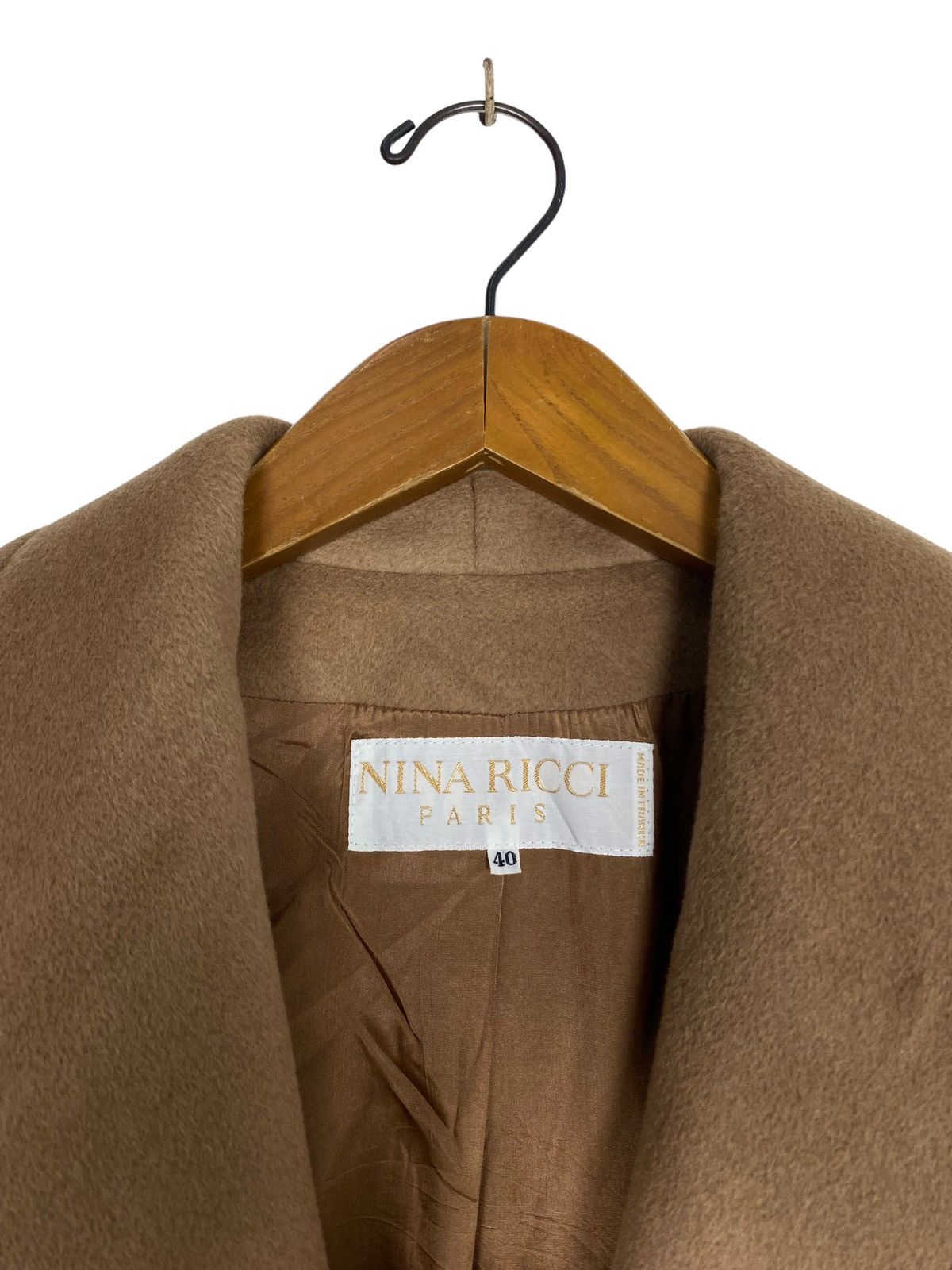 Nina Ricci Rare‼️ Vintage Nina Ricci Paris Wool Coat Made in France Size M / US 6-8 / IT 42-44 - 6 Thumbnail