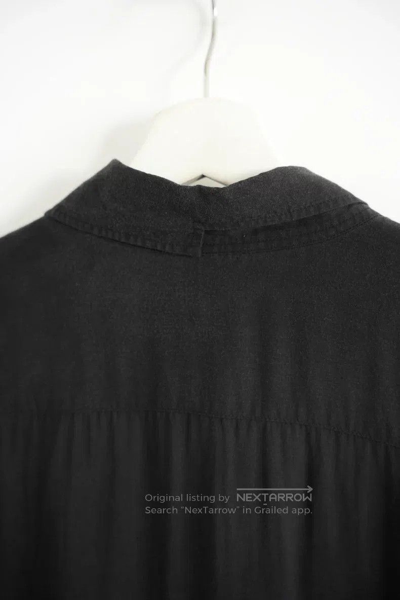 Yohji Yamamoto YOHJI YAMAMOTO Asymmetrical Collar Tencel Shirt Size US L / EU 52-54 / 3 - 5 Thumbnail