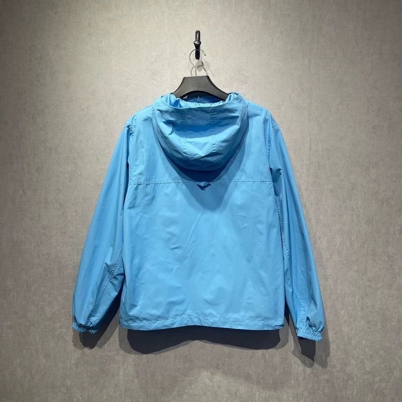 Louis Vuitton Louis Vuitton Blue full logo reversible hooded jacket Size US L / EU 52-54 / 3 - 2 Thumbnail