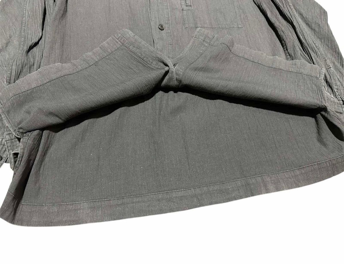 Issey Miyake 🔥Rare Vintage Issey Miyake Pleats Rayon Shirt Collarless Size US L / EU 52-54 / 3 - 8 Thumbnail