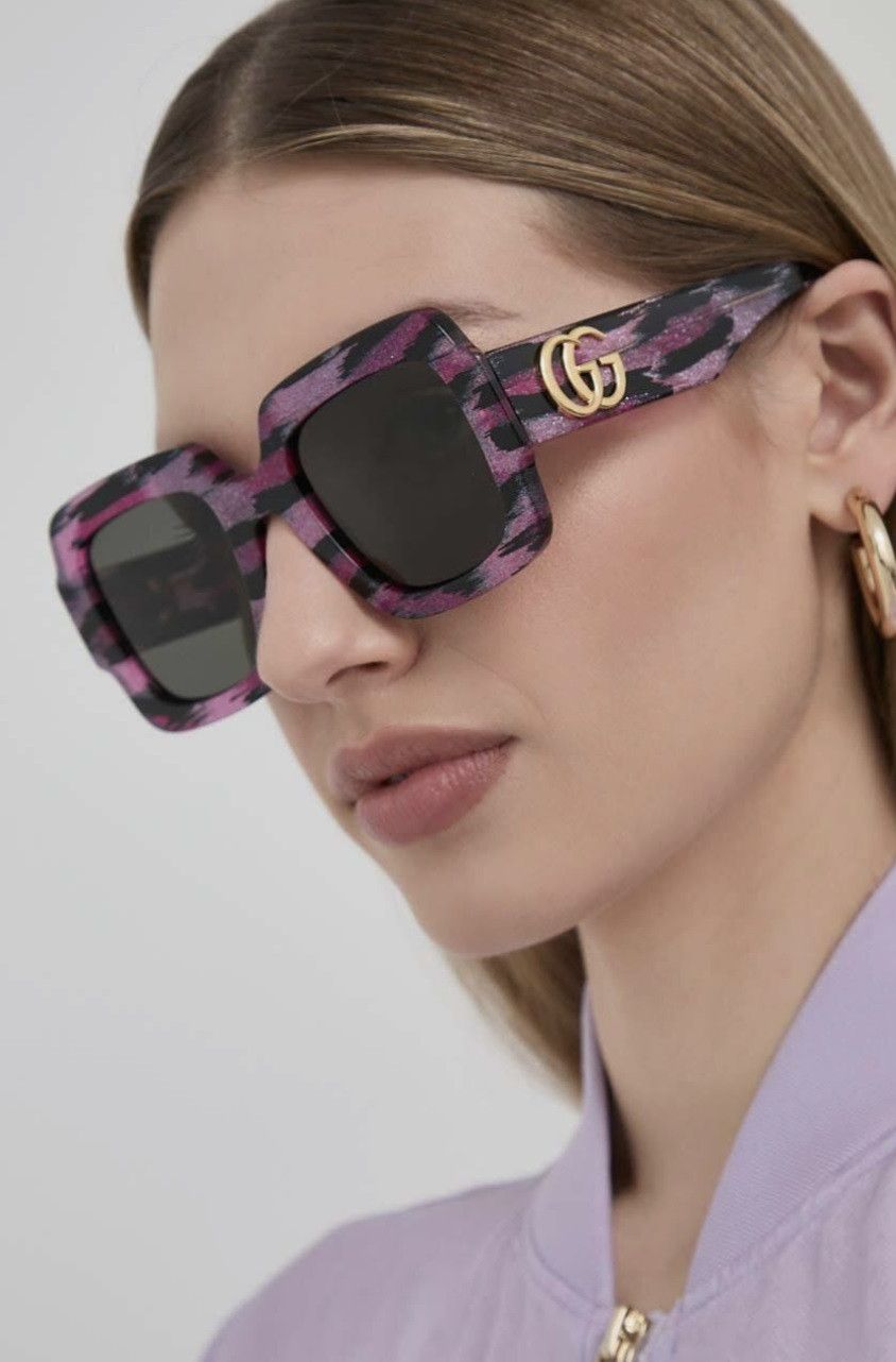Gucci NEW Gucci GG1547S 003 Black Women Square Sunglasses Size ONE SIZE - 10 Thumbnail