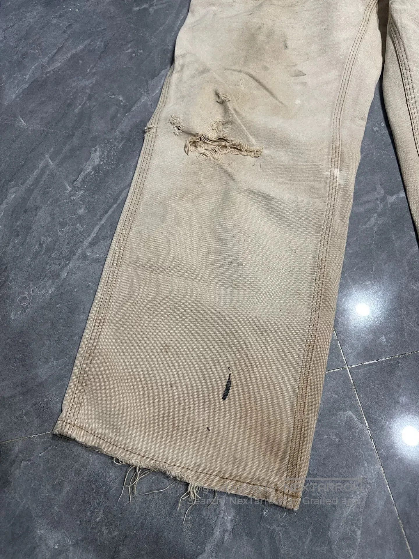 Carhartt Vintage Carhartt Khaki Work Pants. Size US 32 / EU 48 - 7 Thumbnail