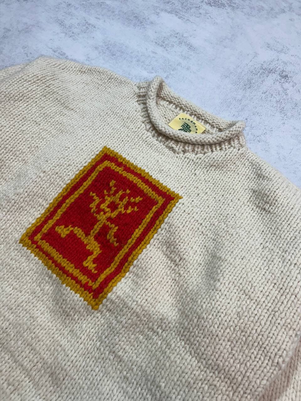 Vintage Pachamama rare centre logo knitted sweater Size US L / EU 52-54 / 3 - 7 Thumbnail