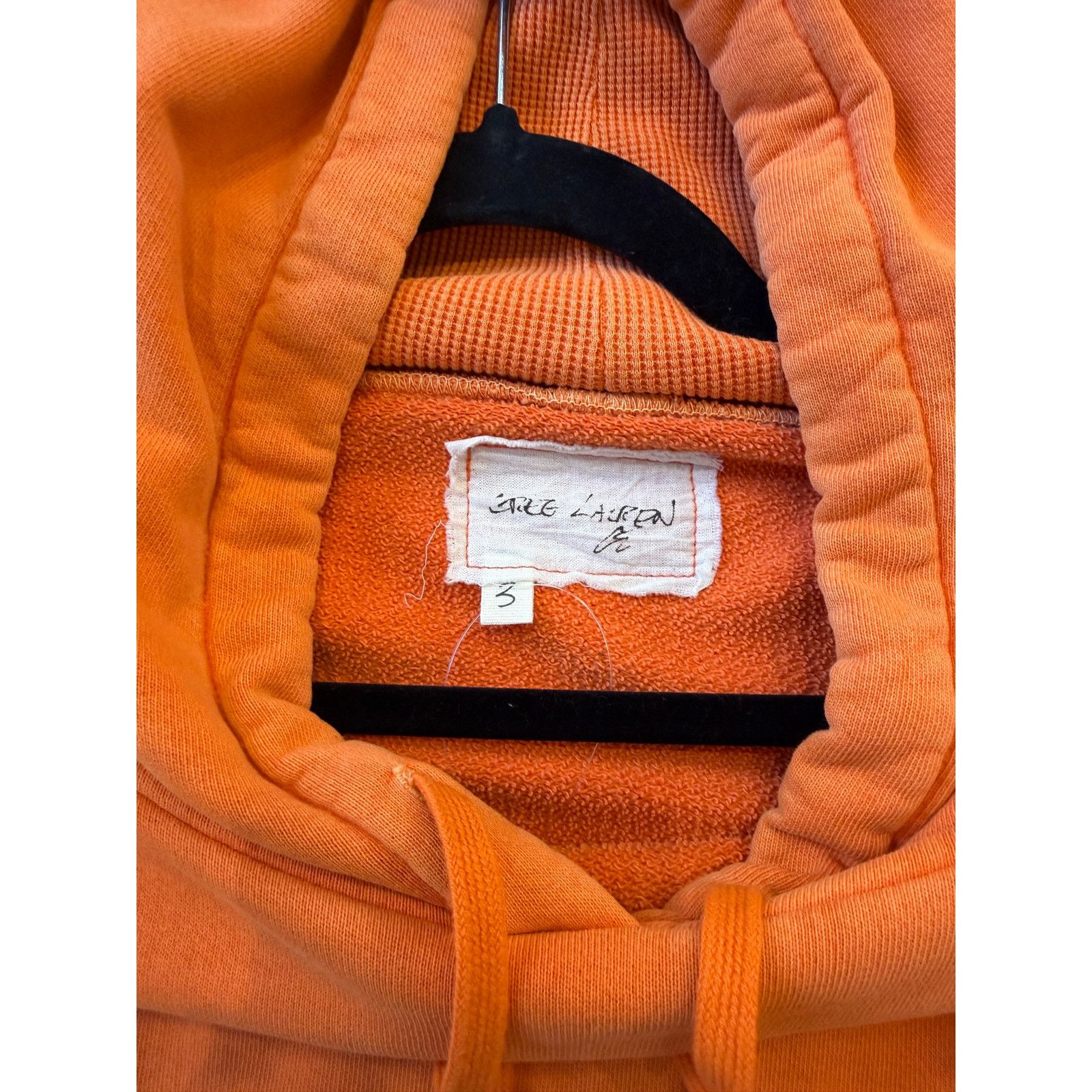 Greg Lauren Greg Lauren SAMPLE Orange Hoodie Size US L / EU 52-54 / 3 - 5 Thumbnail