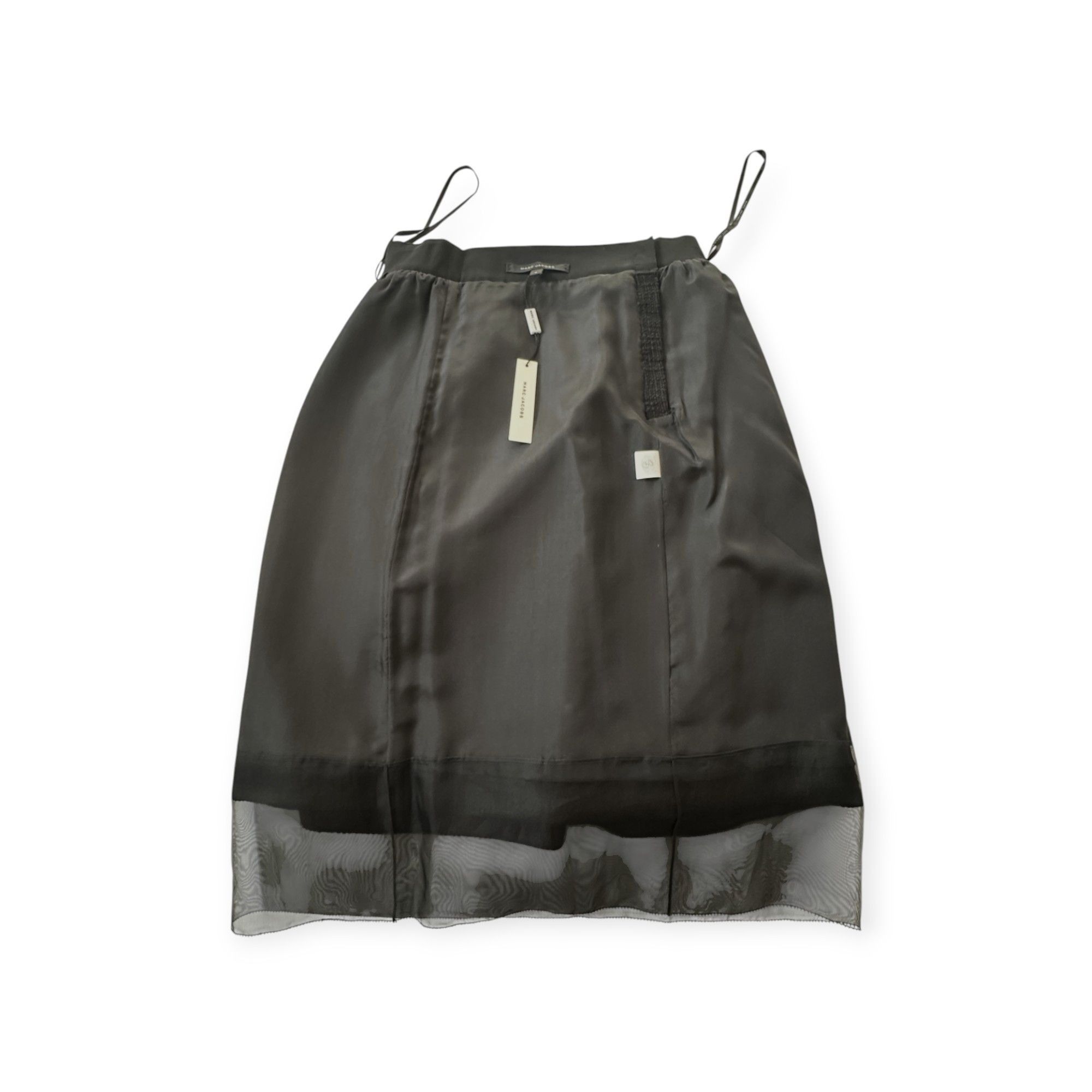 Marc Jacobs NWT MARC JACOBS Collection black skirt with tulle detail, Si Size 30" / US 8 / IT 44 - 7 Thumbnail