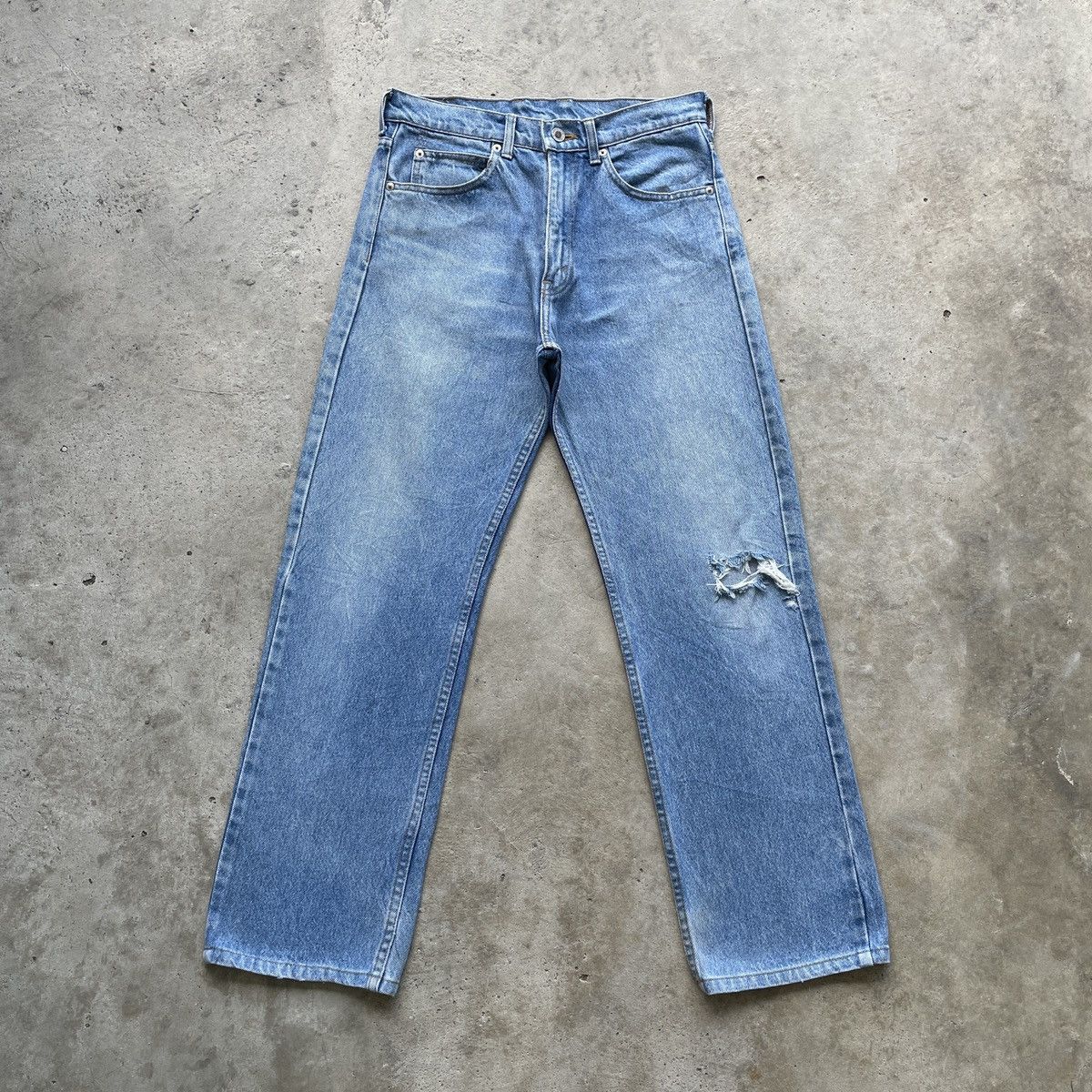 Levi's Vintage Clothing Vintage Levi’s Black Tag Distressed Faded Jeans Denim Pants Size US 30 / EU 46 - 1 Thumbnail