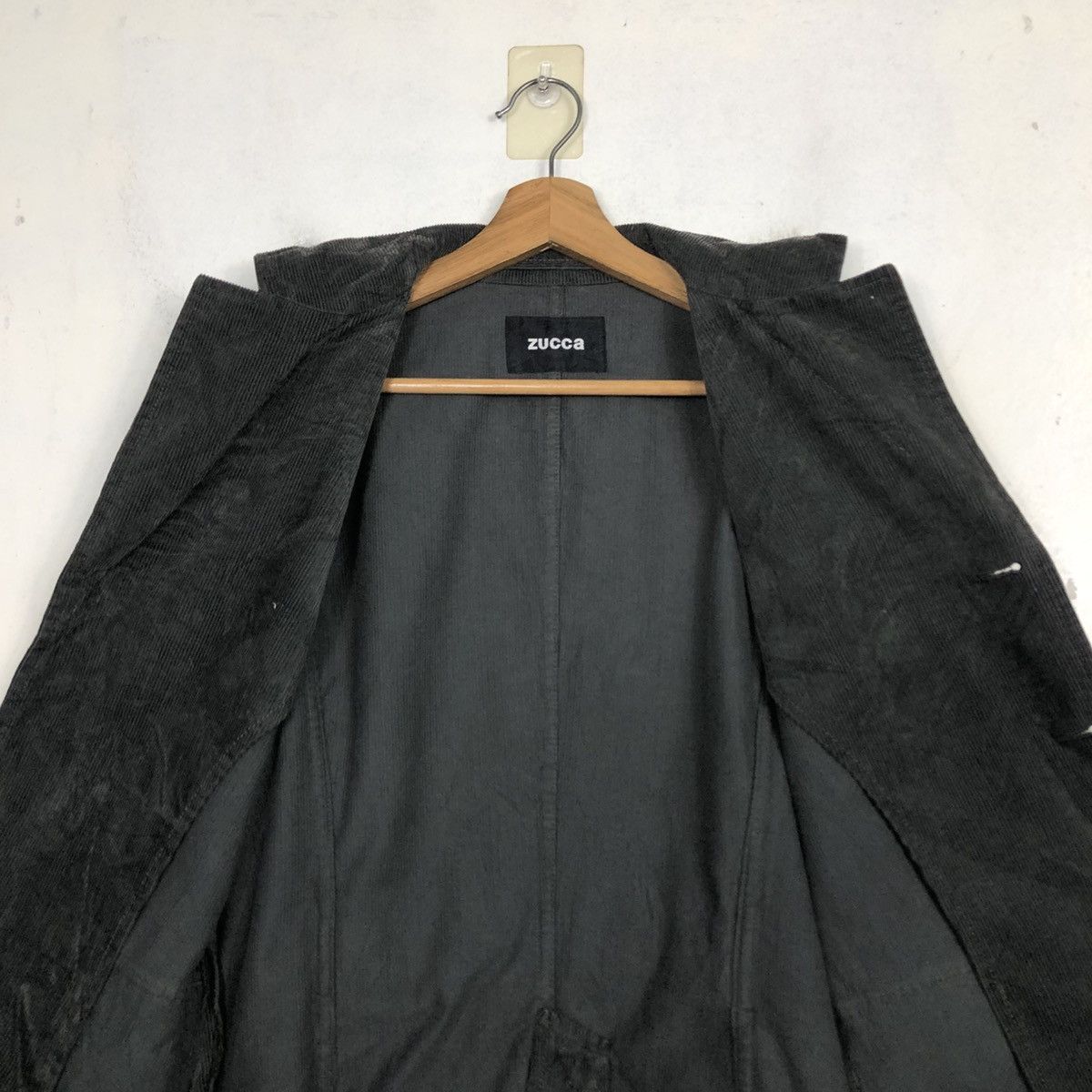 Issey Miyake 💥Vintage Chore Jacket Zucca Corduroy Blazer Size L / US 10 / IT 46 - 16 Thumbnail