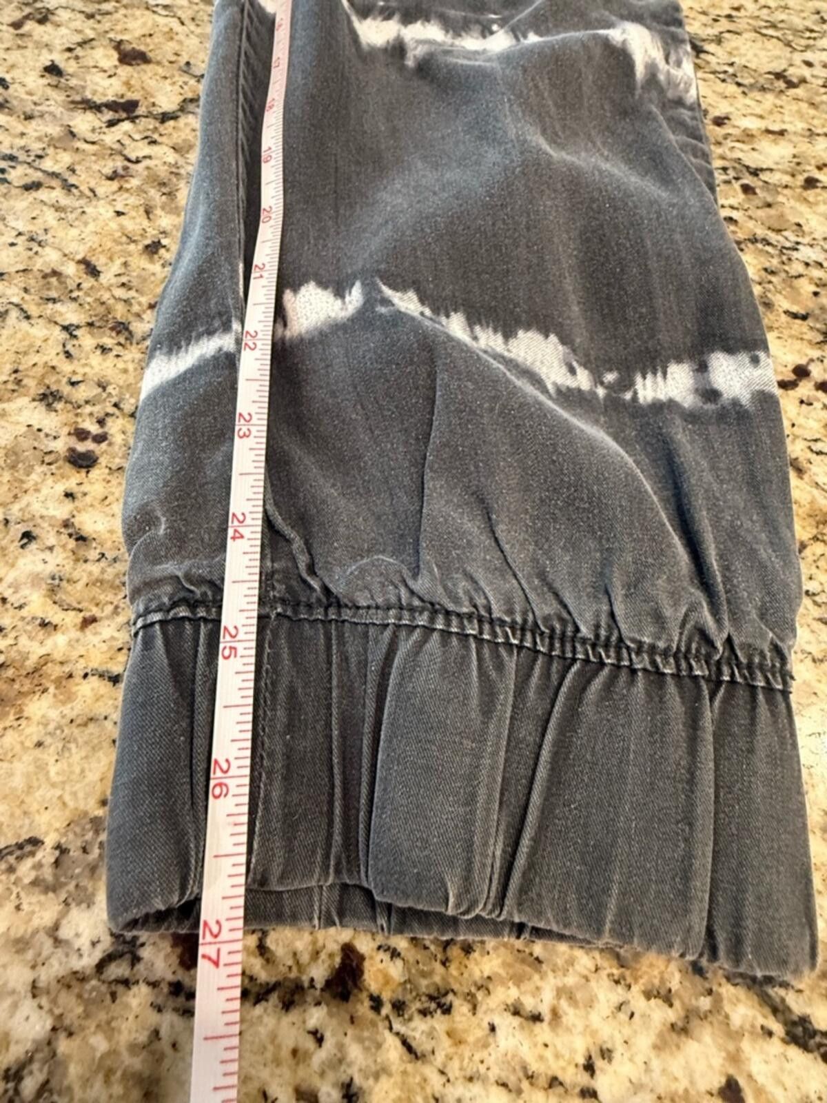 Other Japna charcoal grey & white tie dye pants lyocell SZ SM Size 28" / US 6 / IT 42 - 5 Thumbnail