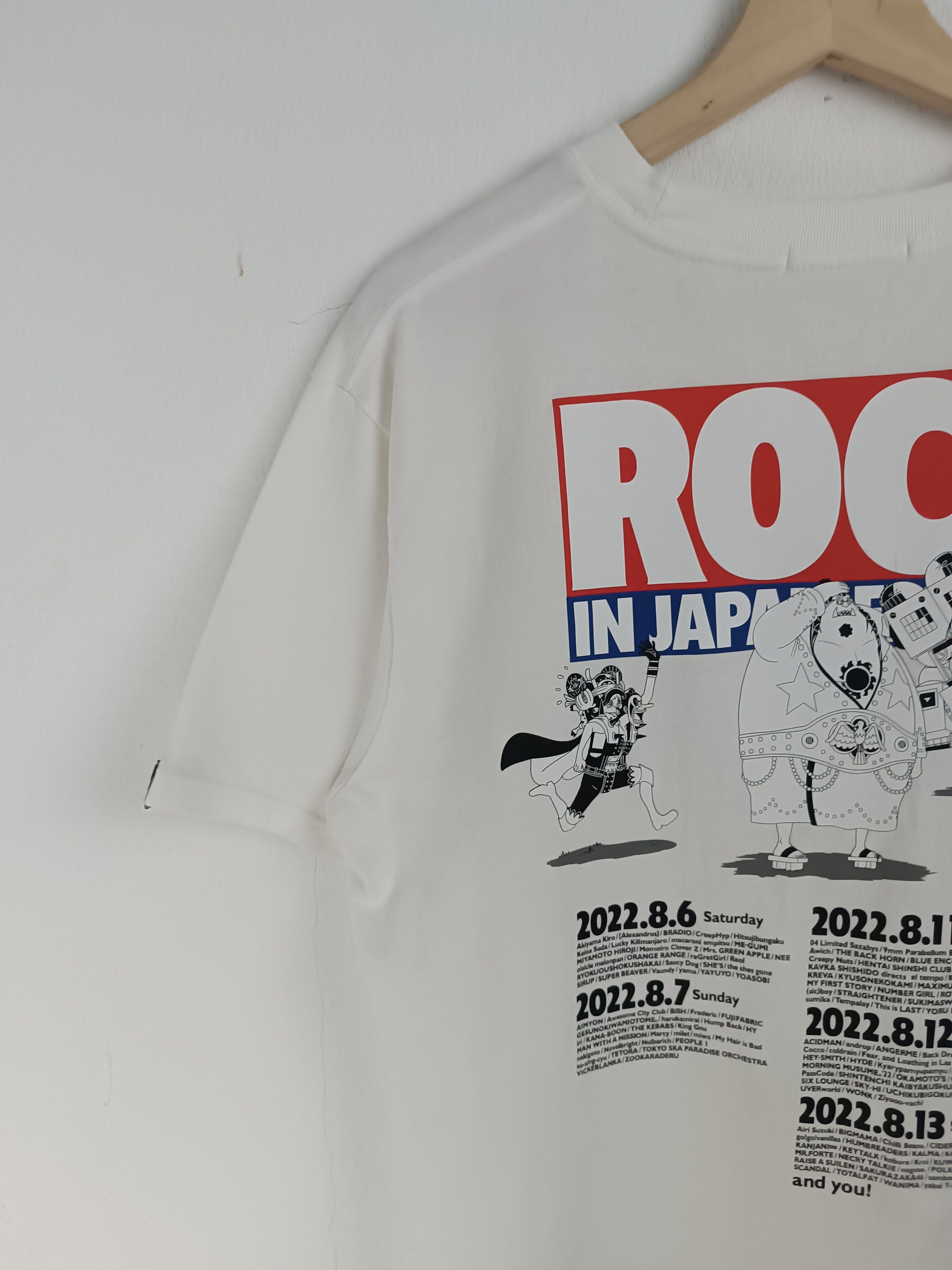 Anime ONE PIECE X ROCK IN JAPAN 2022 TEE ANDROP 9MM ALEXANDROS Size US L / EU 52-54 / 3 - 11 Thumbnail