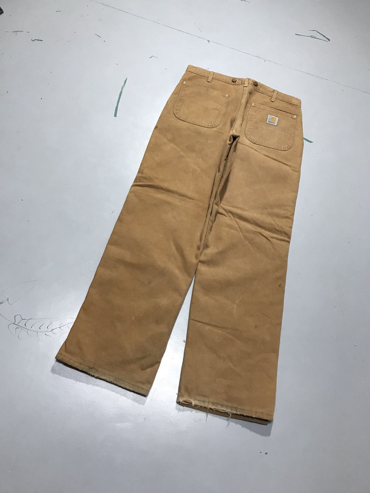 Carhartt Vintage Carhartt B10 BRN quintet line workwear denim Size US 34 / EU 50 - 8 Thumbnail