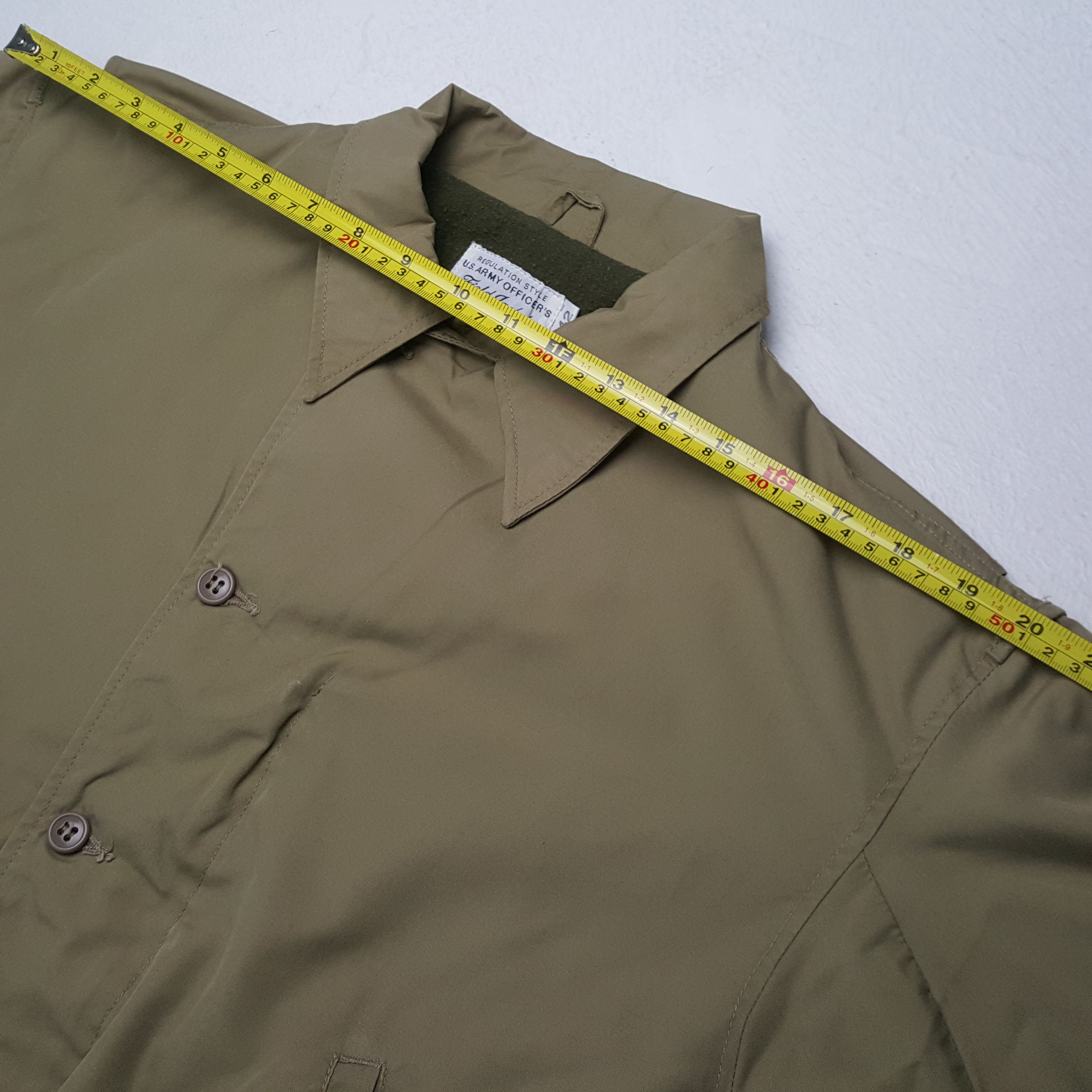 Vintage Army Officers Field Jacket RR19 Size US L / EU 52-54 / 3 - 4 Thumbnail