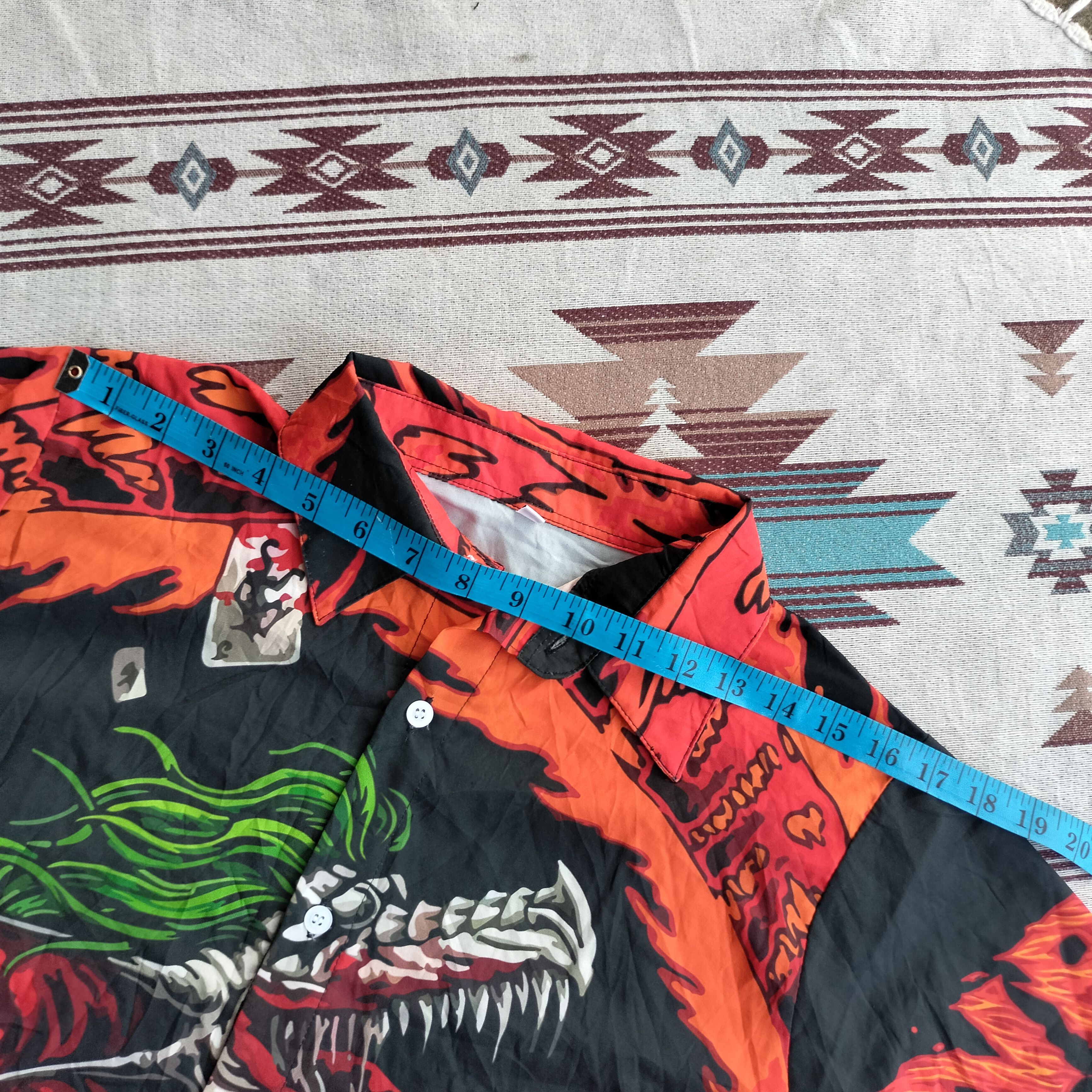 JNCO Nrez Dragon fire picture over ss shirt Size US M / EU 48-50 / 2 - 11 Thumbnail