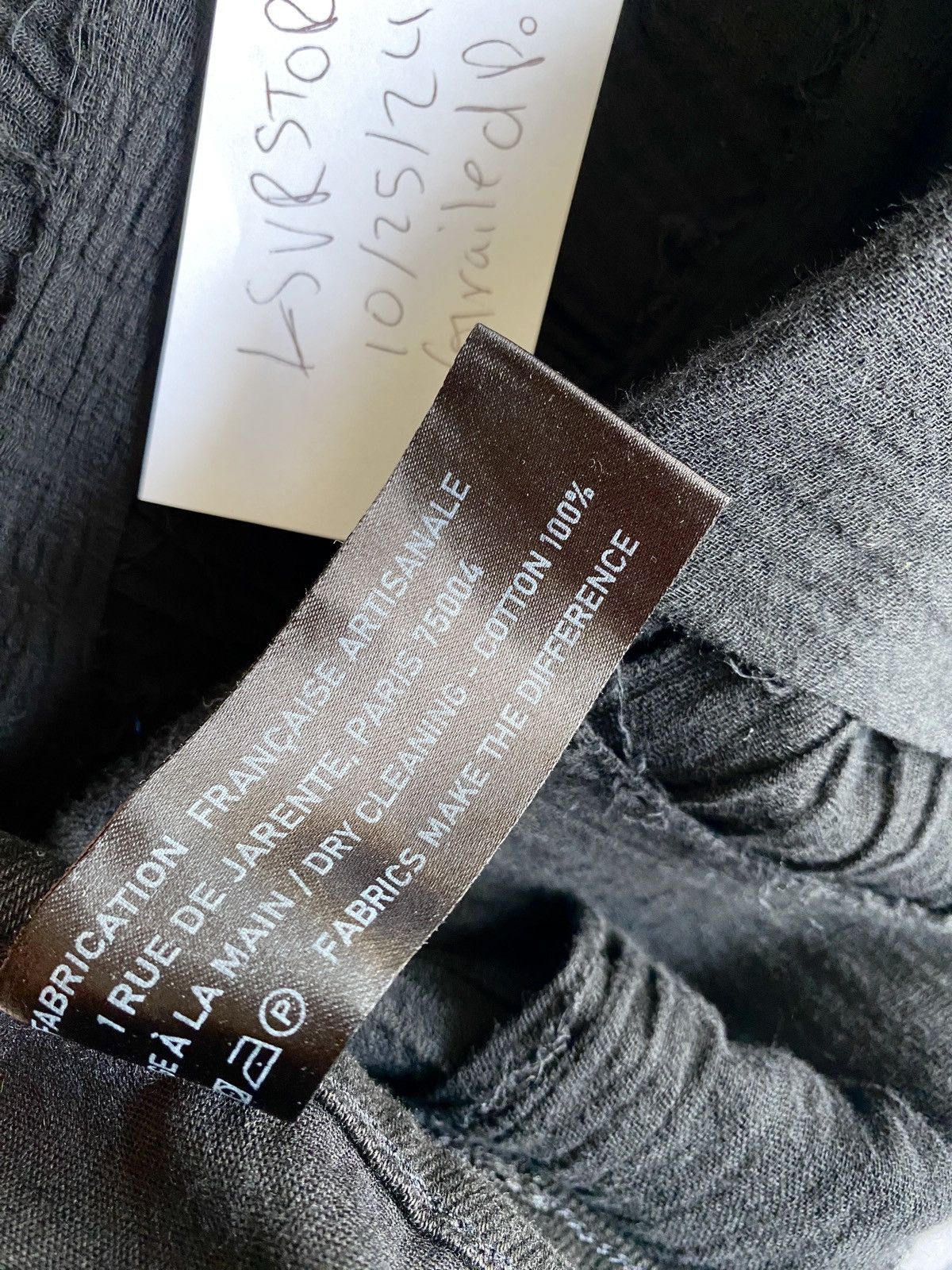 Paradoxe Paris Paradoxe Paris x Nubian Tokyo Ex Repair Baggy Denim 32 USED Size US 32 / EU 48 - 7 Thumbnail