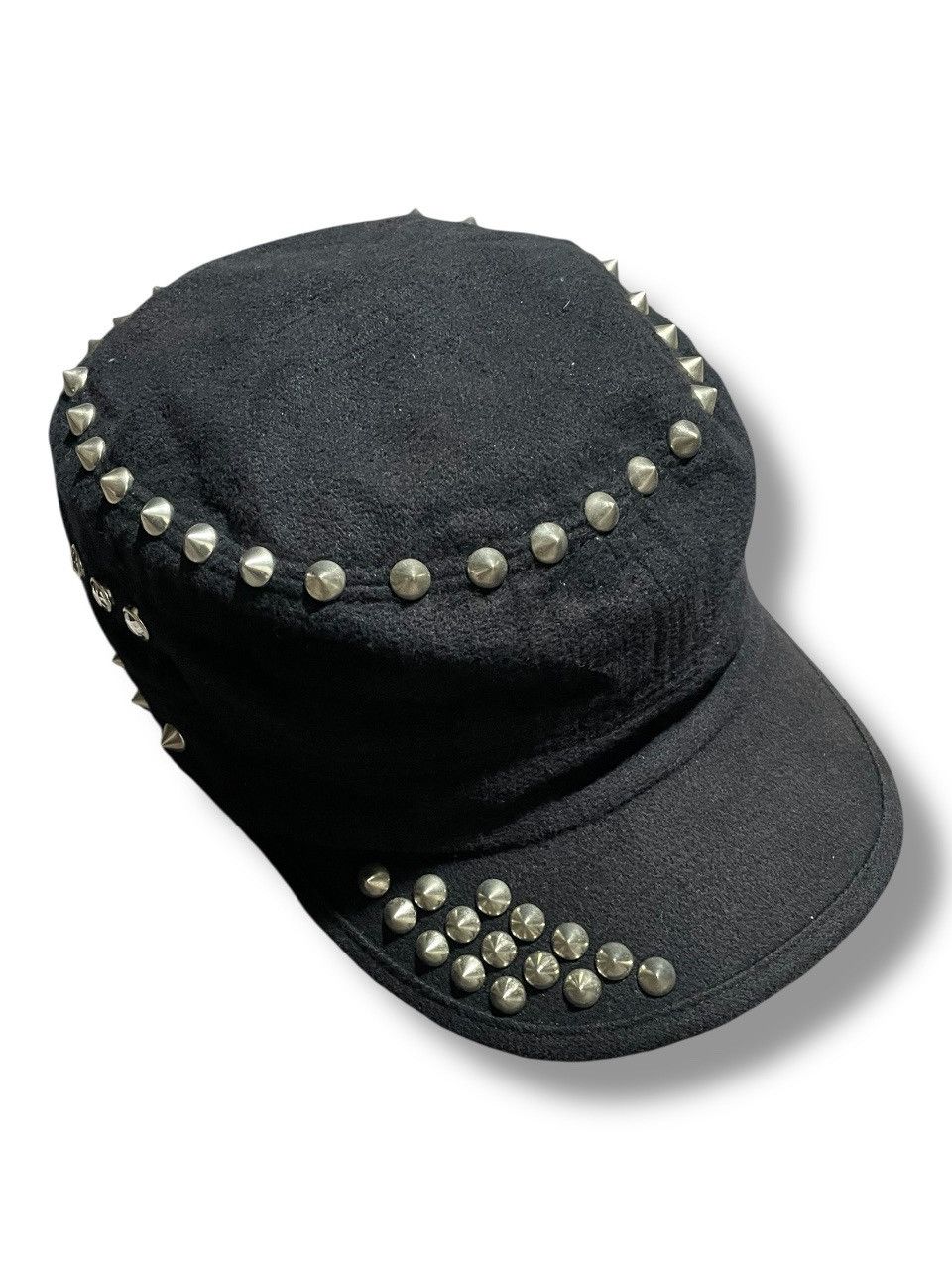 If Six Was Nine y2k Studed Cadethat Wool Punk Style Size ONE SIZE - 1 Thumbnail